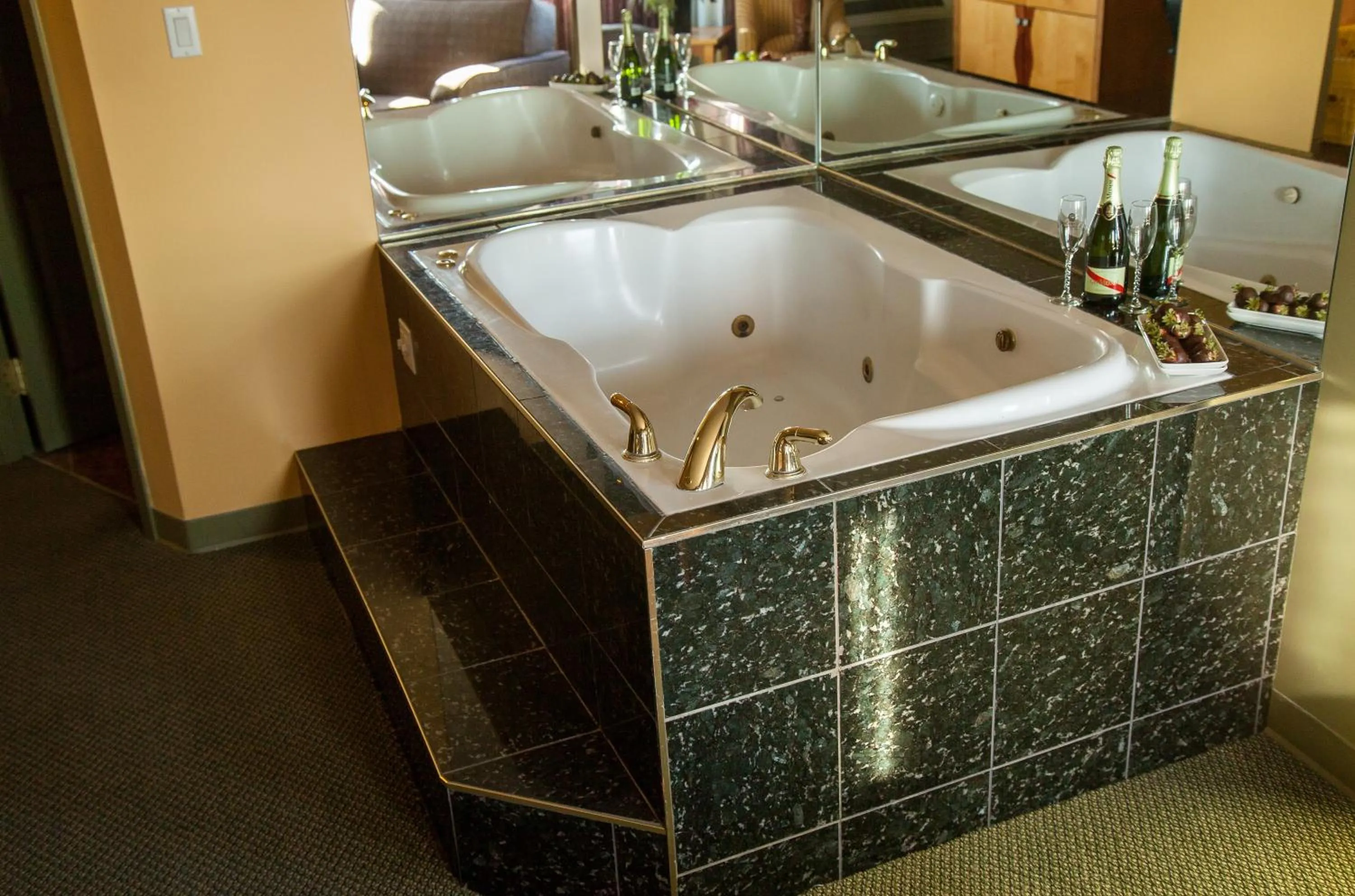 Seating area in Medicine Hat Lodge, Trademark Collection by Wyndham