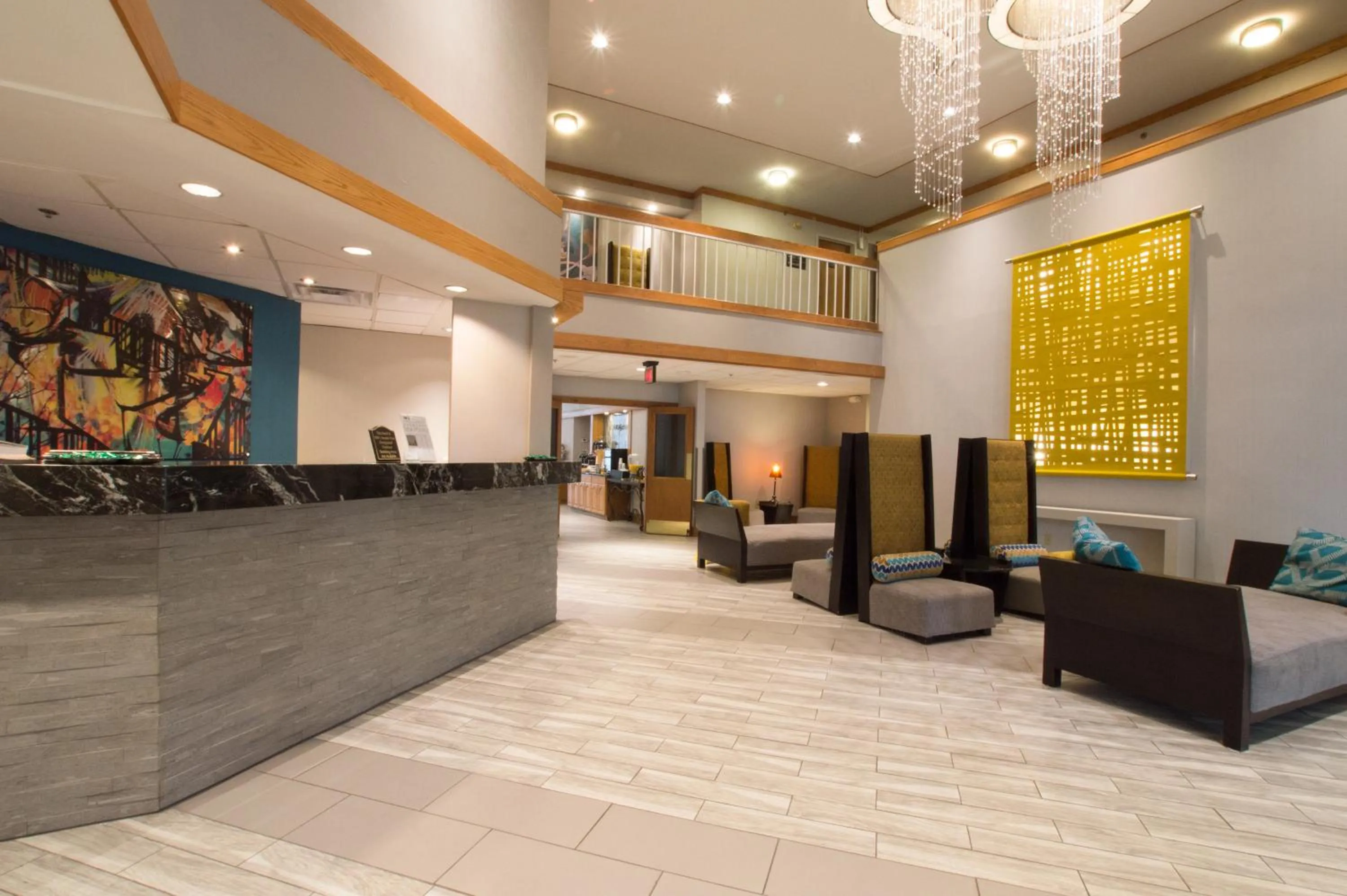 Lobby or reception in Greenstay Hotel & Suites Central