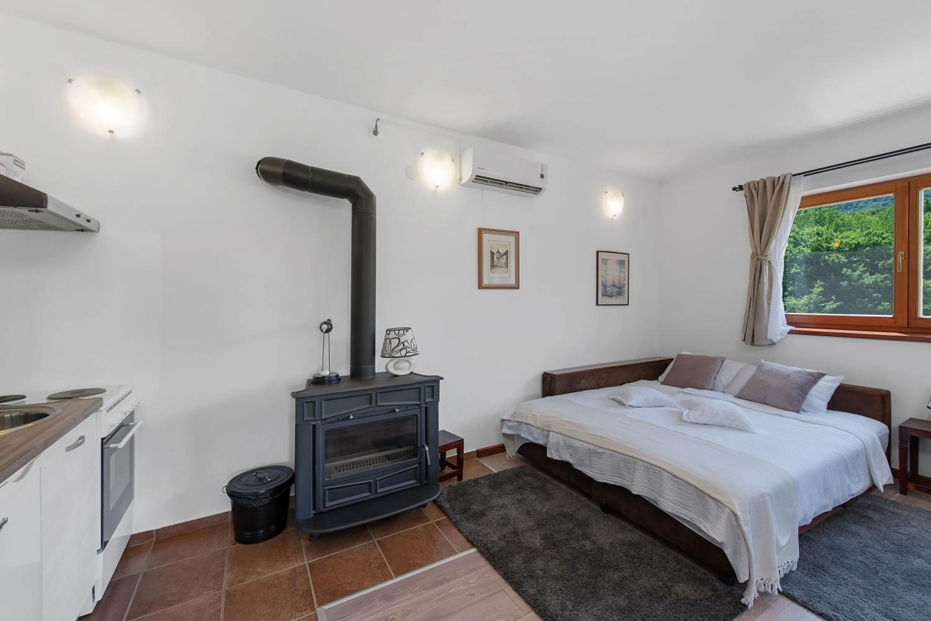 Bed in B&B Plitvice Lakes Villa Irene