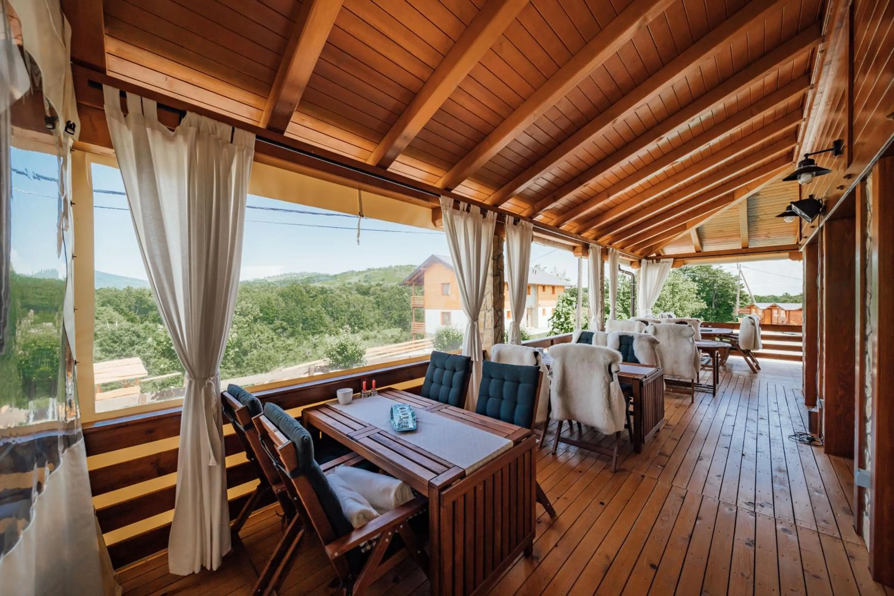 Balcony/Terrace in B&B Plitvice Lakes Villa Irene