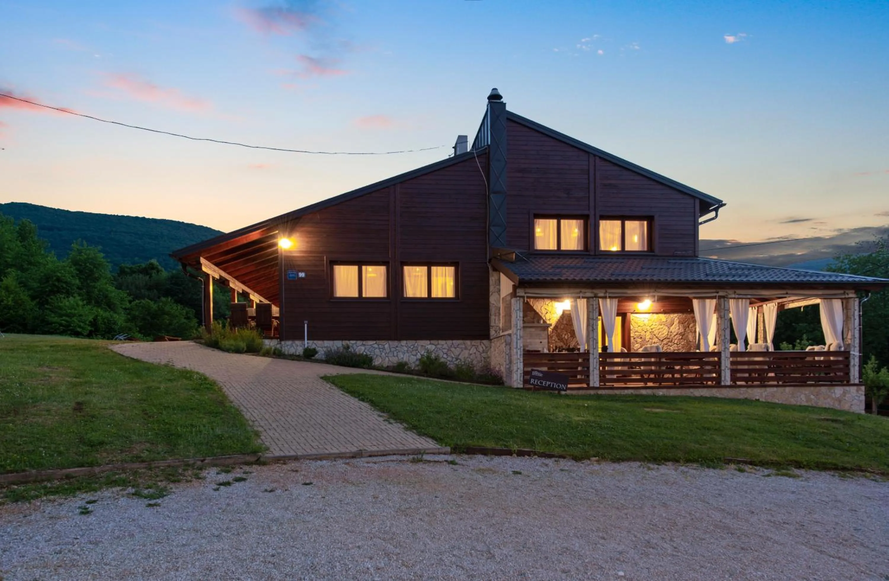 Property building in B&B Plitvice Lakes Villa Irene