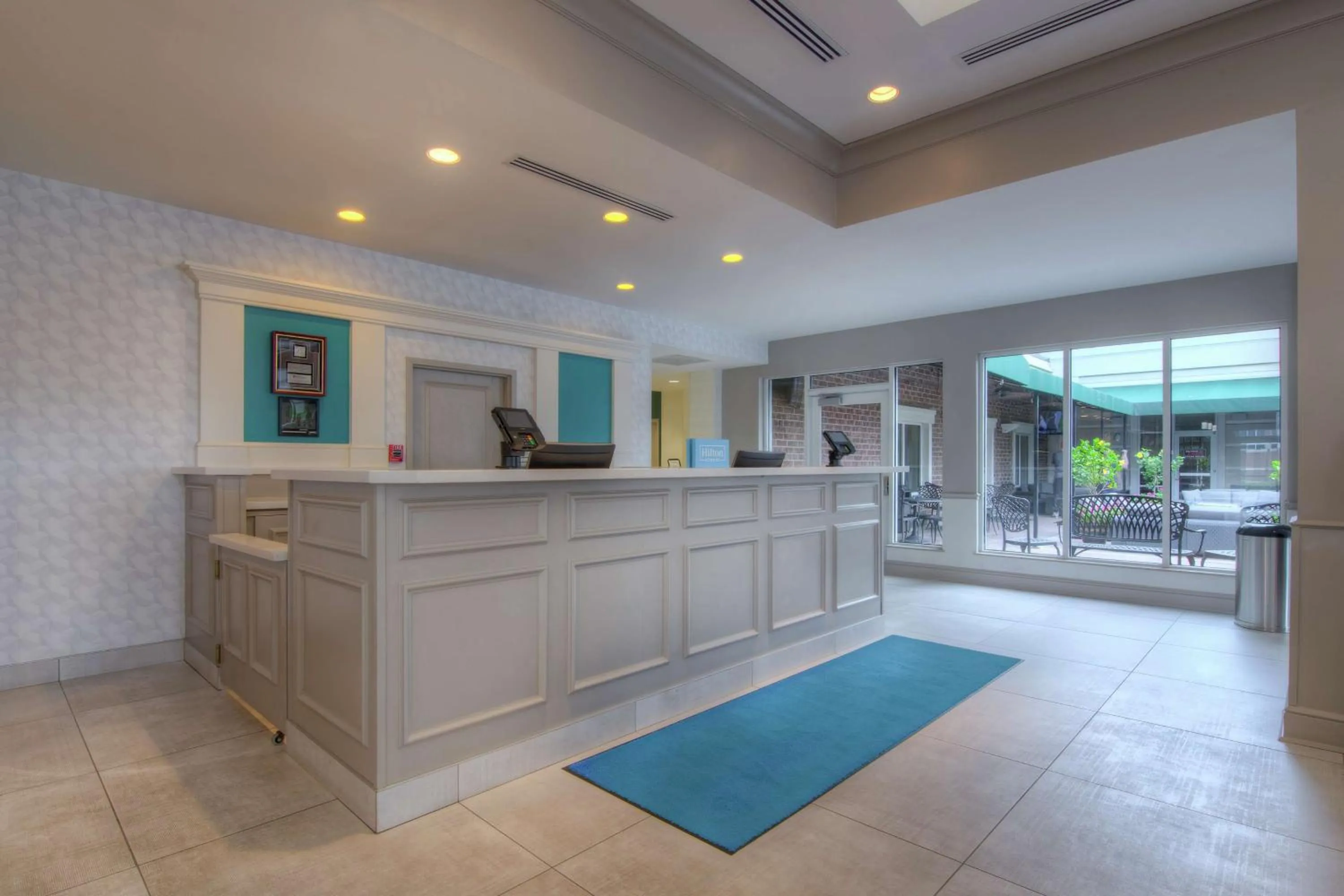 Lobby or reception in Hilton Garden Inn Durham Southpoint