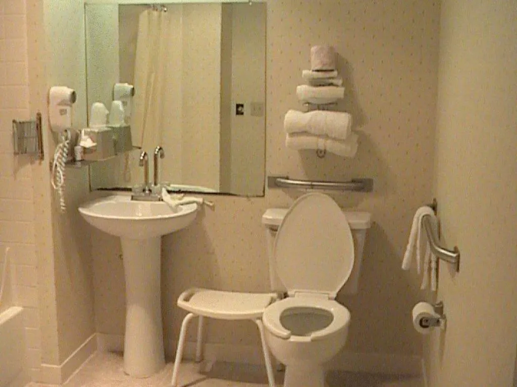 Bathroom in Days Inn by Wyndham Anderson IN