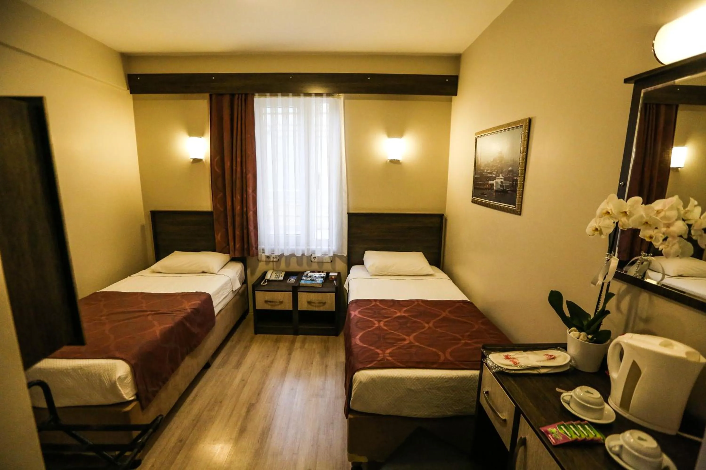 Bed in Canakkale Bogaz Hotel