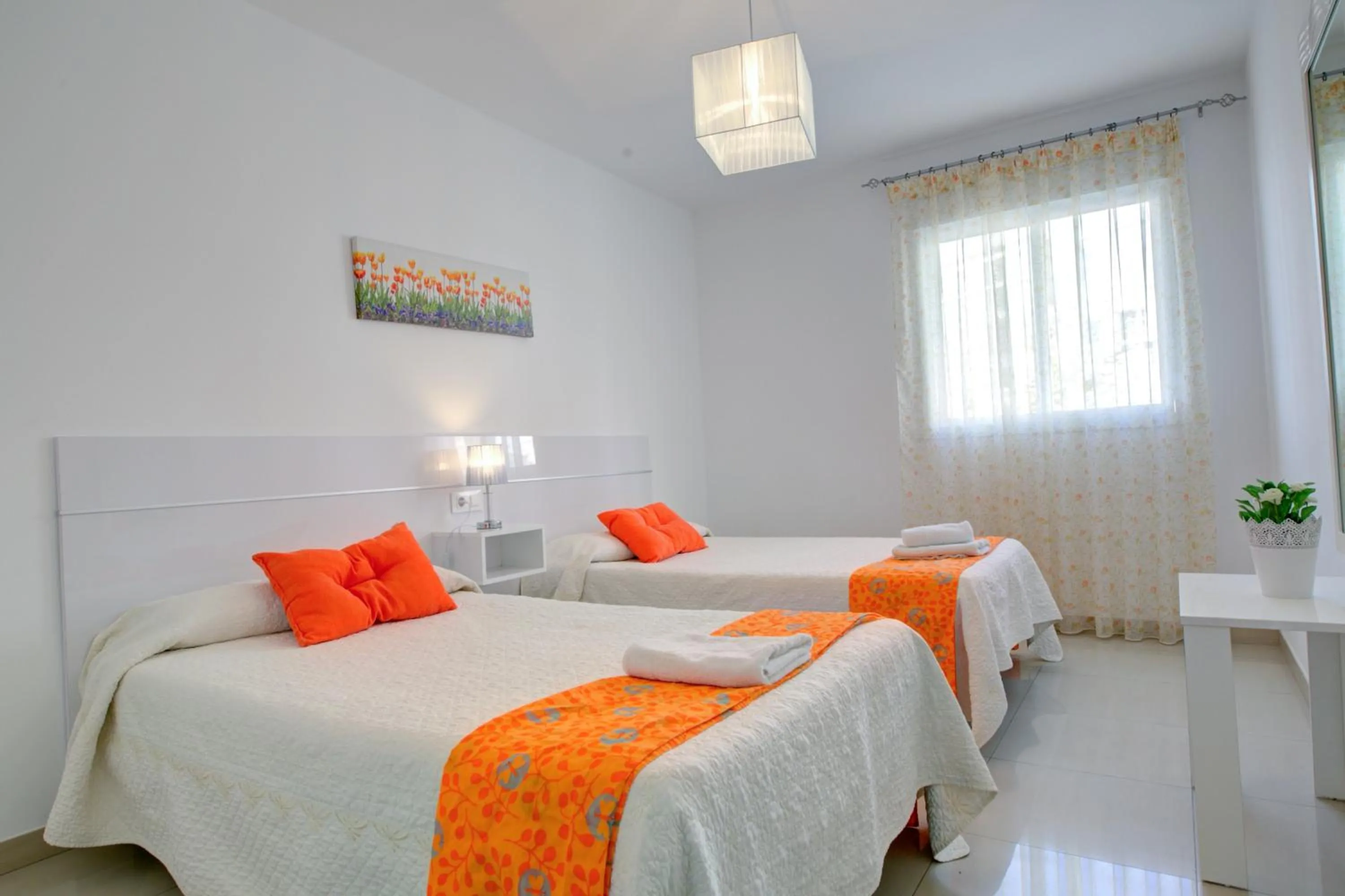 Bed in Apartamento Las Palmeras