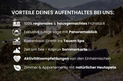 Panorama Hotel Guggenbichl - inkl Sommerkarte, einmaliger Eintritt ins Tauern Spa & bester Ausblick über Kaprun