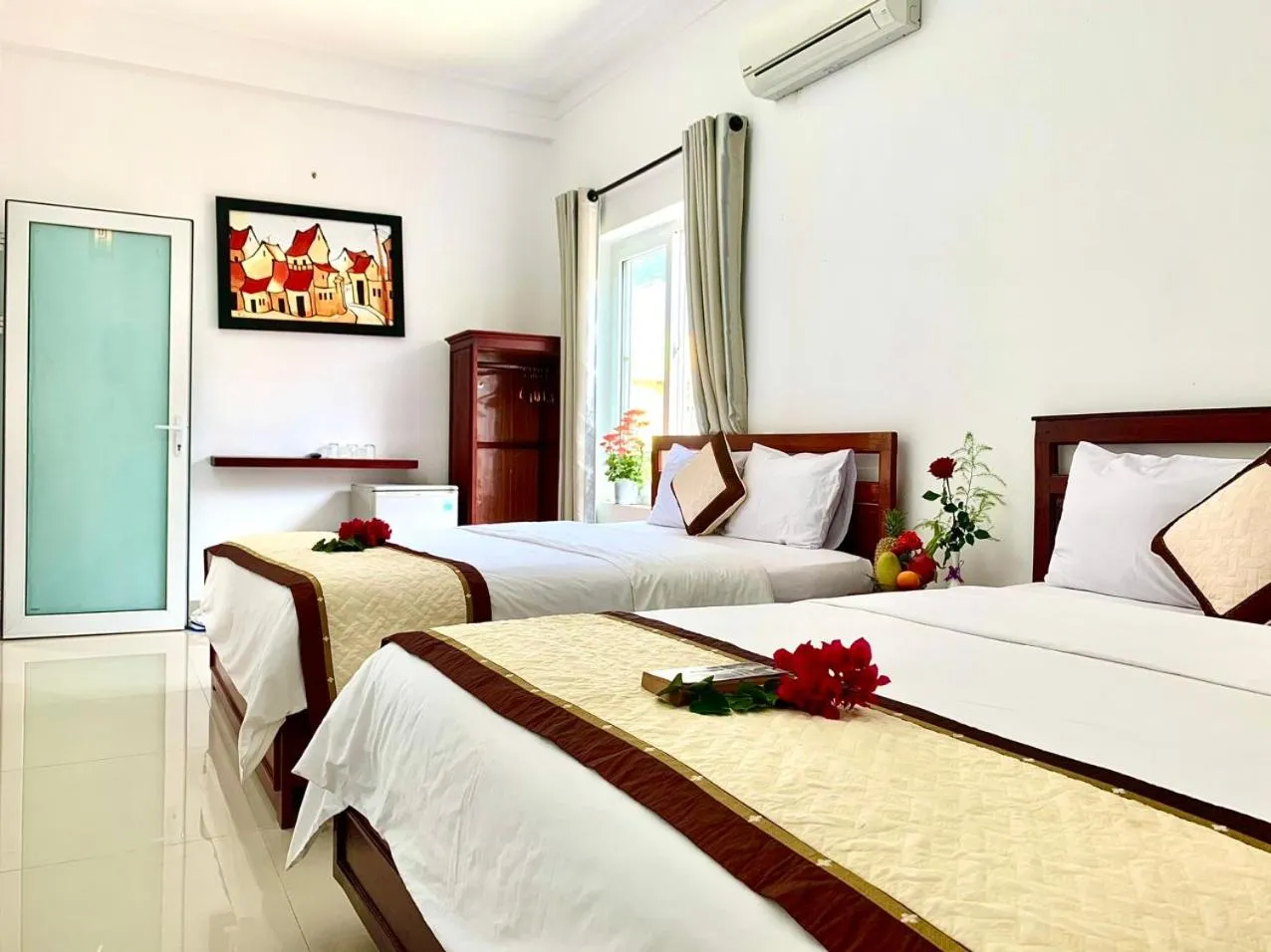 Bed in Anh Family Homestay