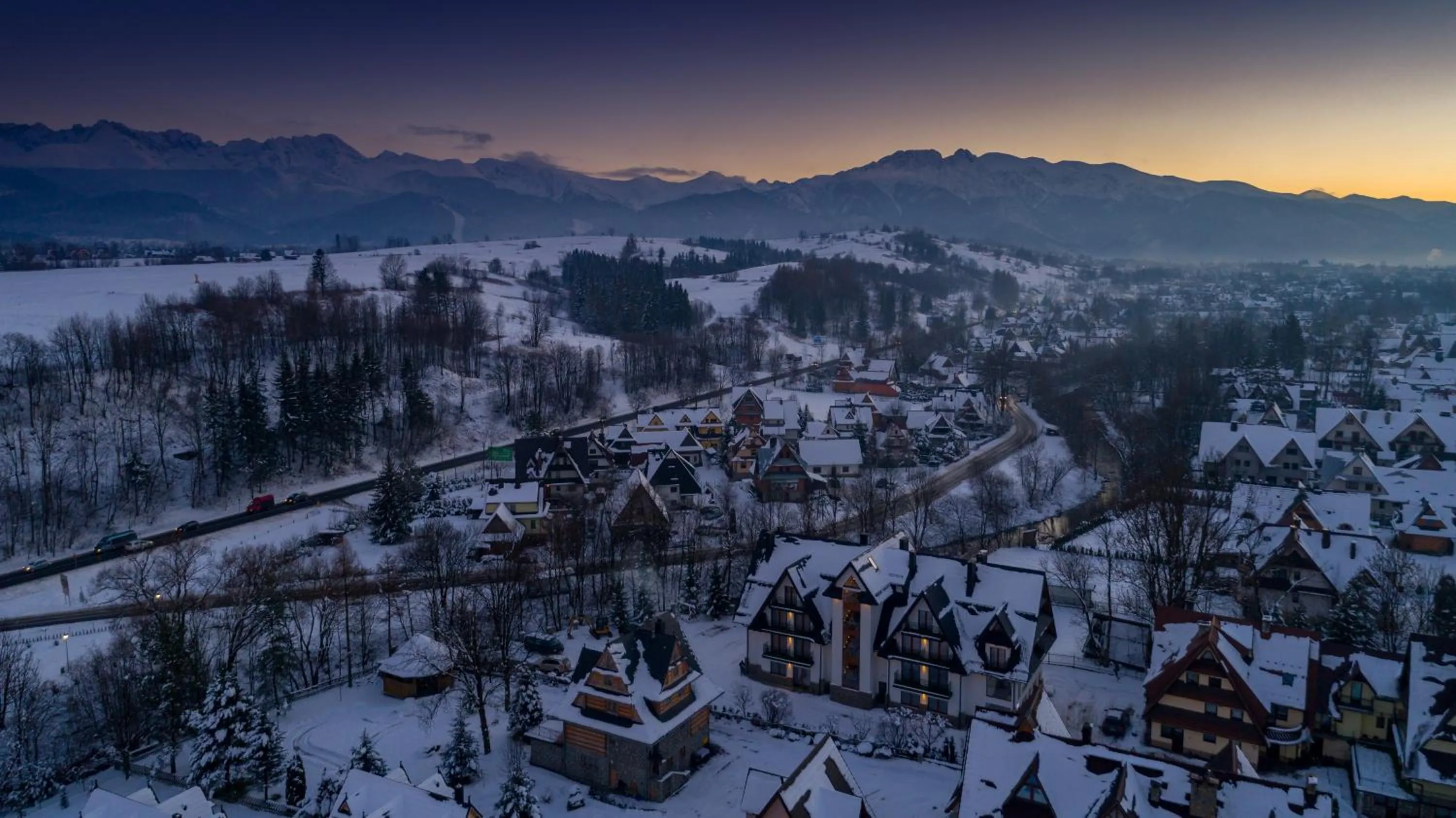 Bird's eye view in Willa Stachoń