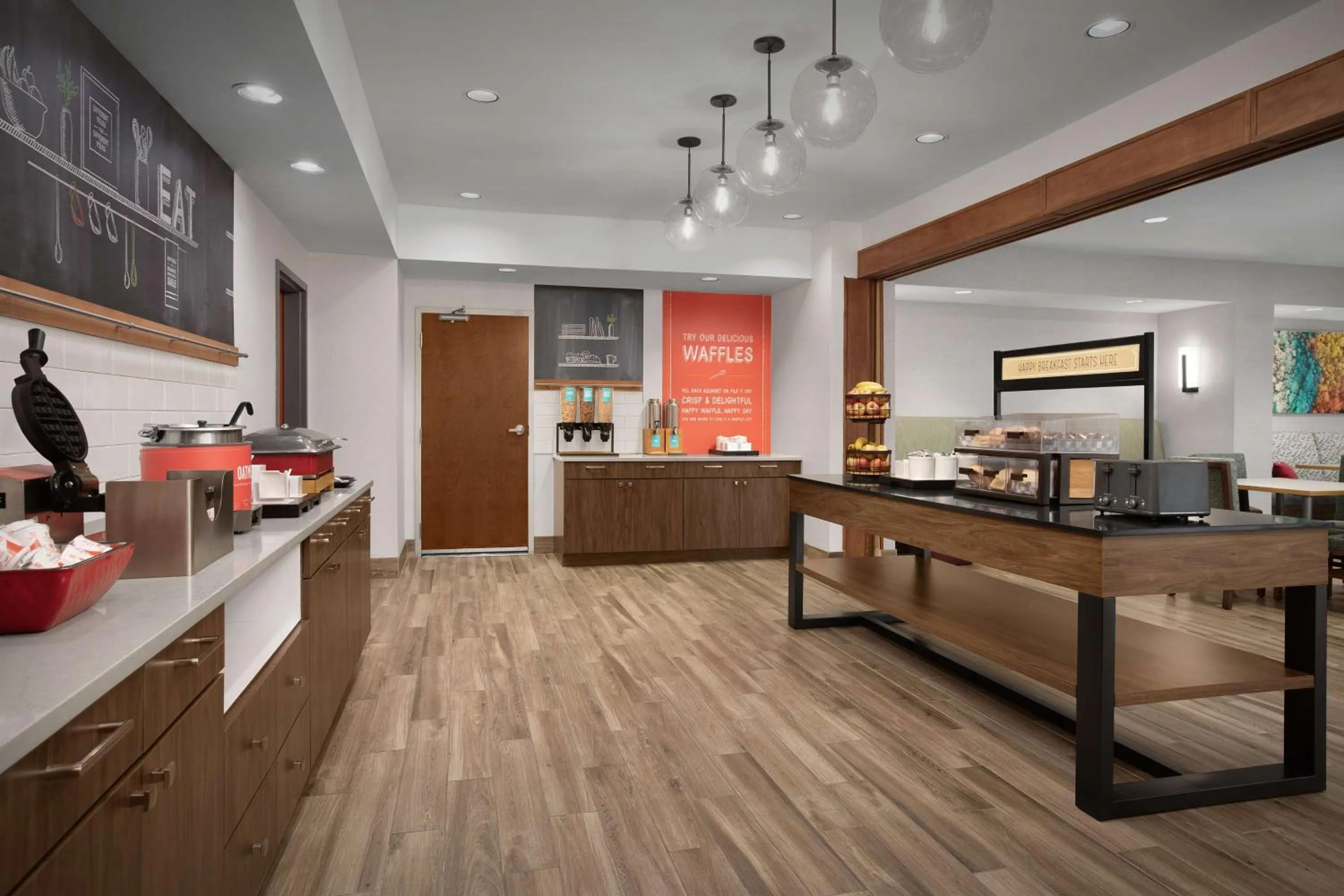 Breakfast in Hampton Inn Yorkville