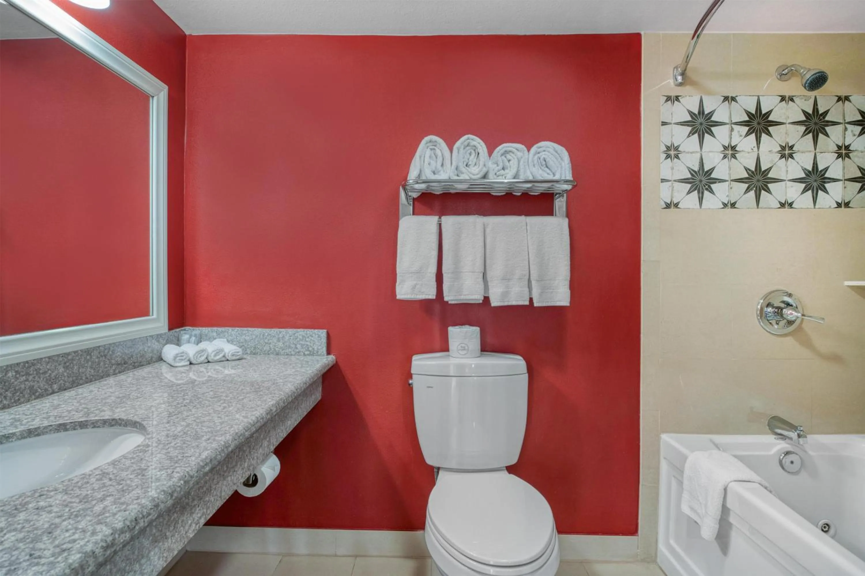 Bathroom in SureStay Hotel by Best Western Camarillo