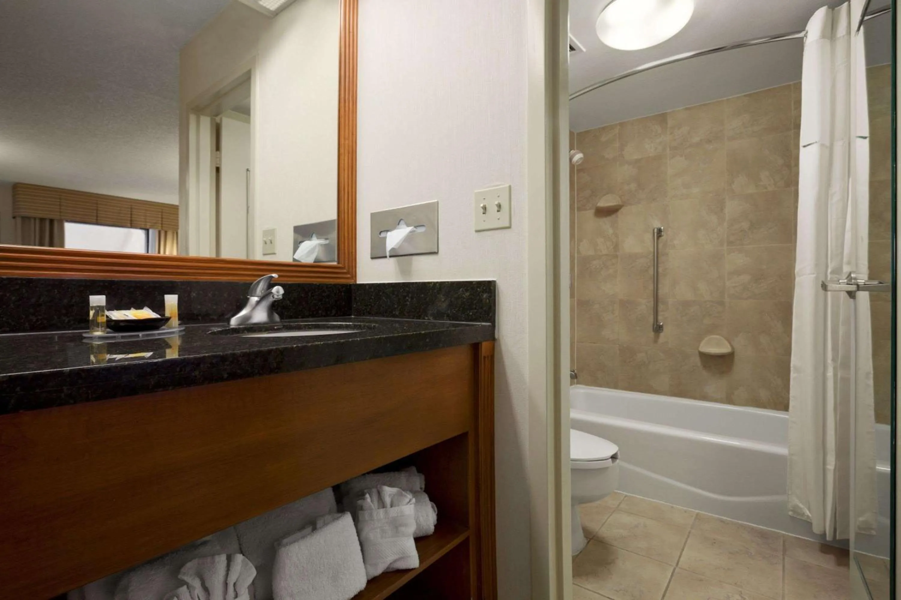 Bathroom in Days Inn by Wyndham Las Cruces