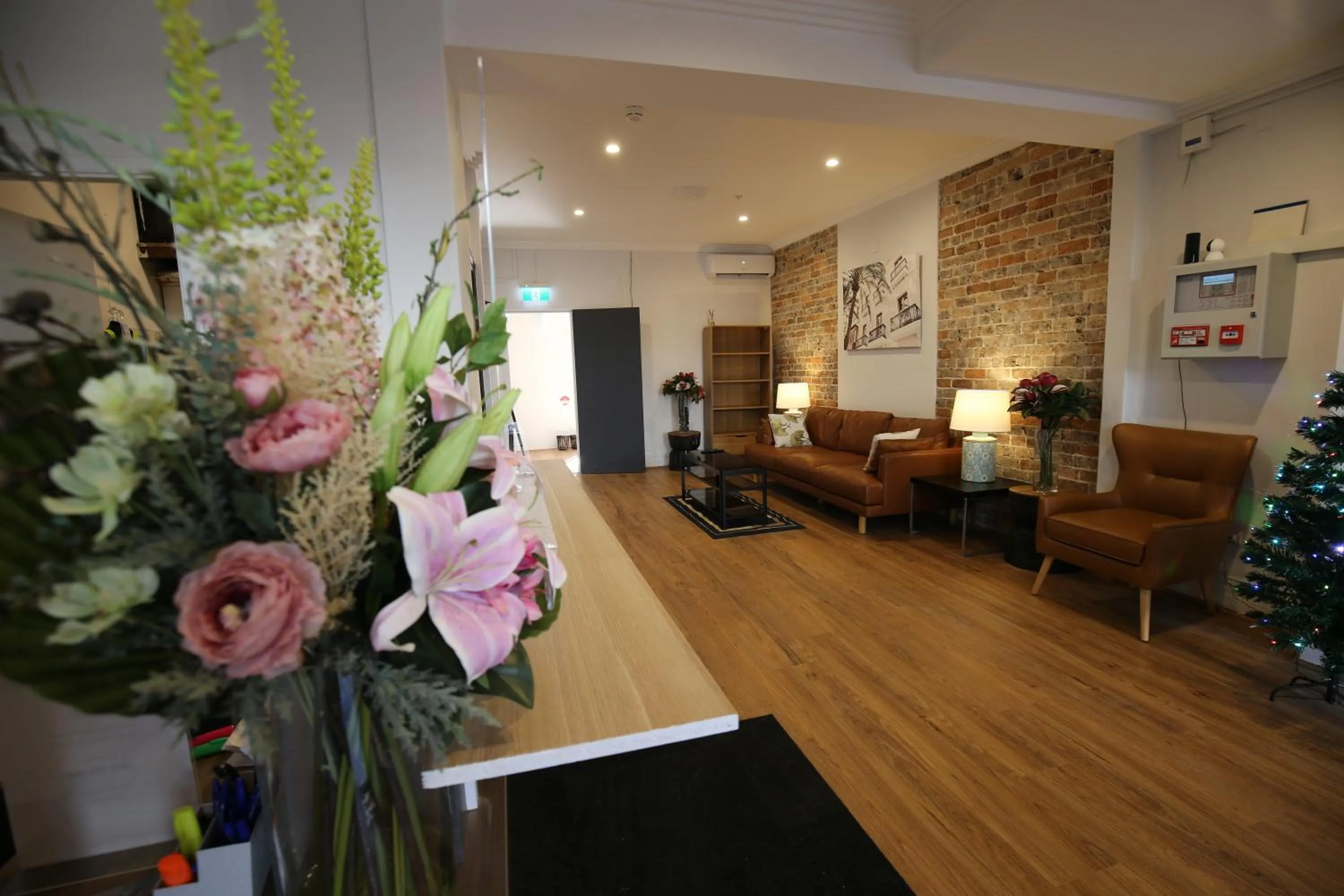 Seating area in Newtown Cozy Stays