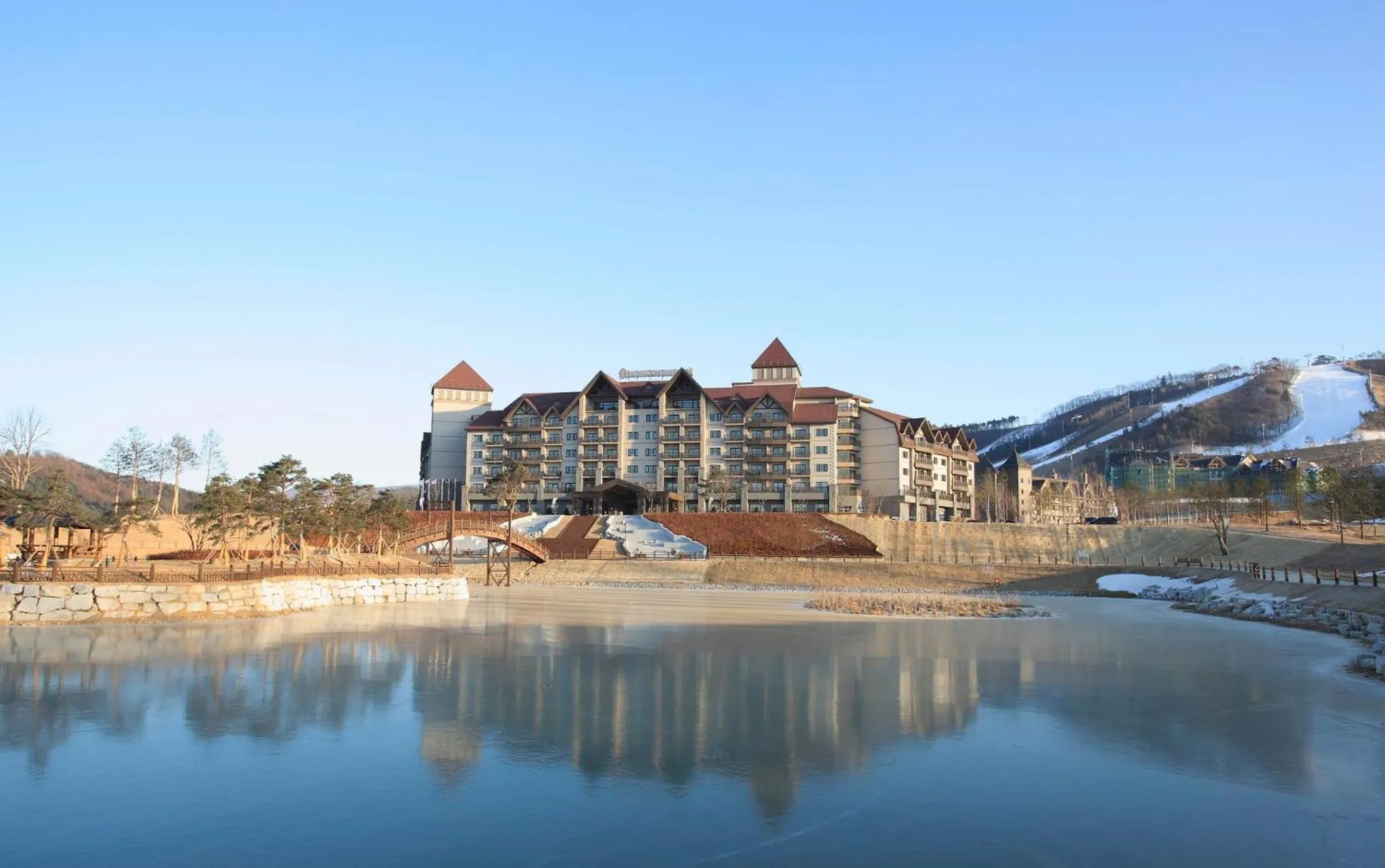Property building in Intercontinental Alpensia Pyeongchang Resort by IHG