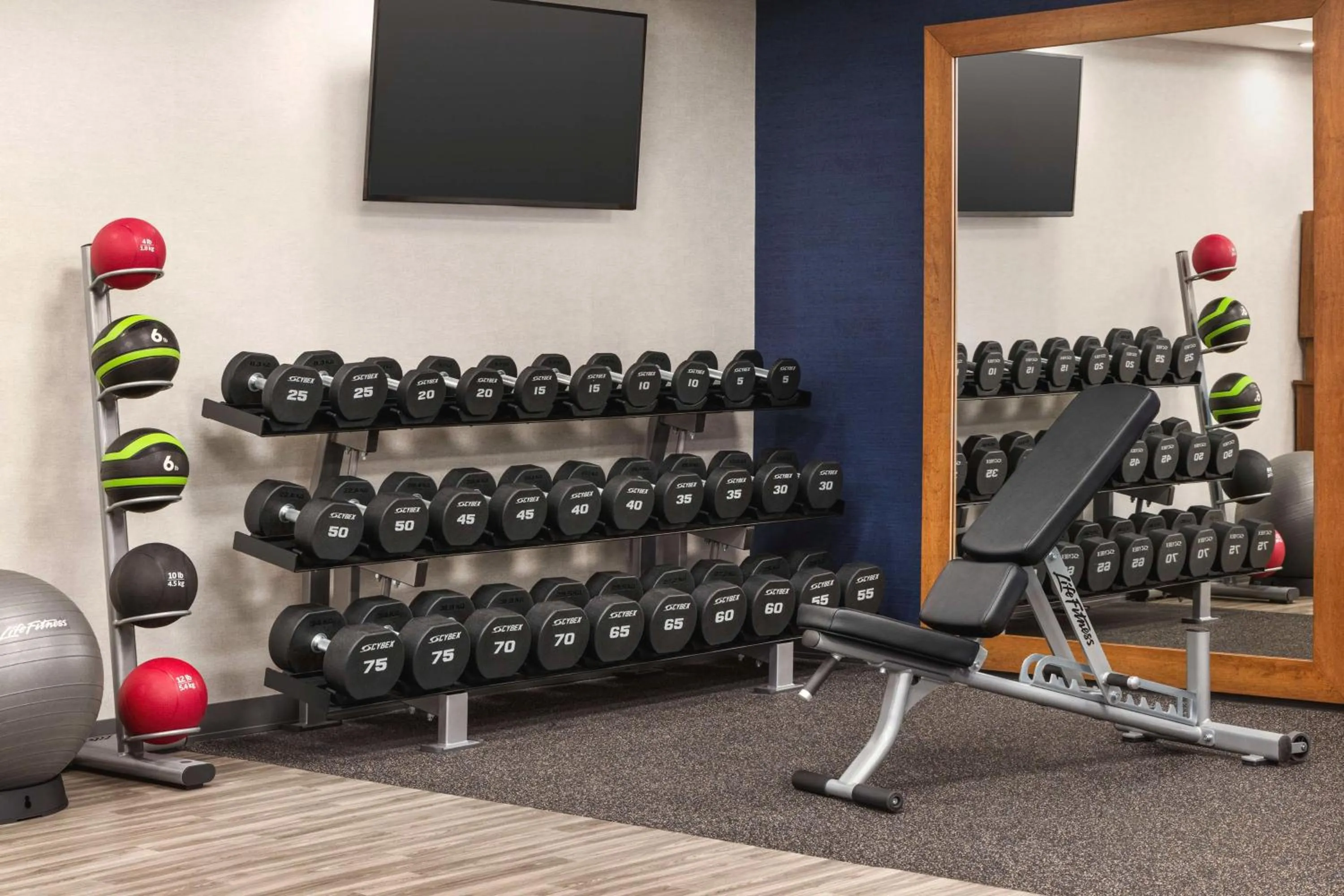 Fitness centre/facilities in Hampton Inn Chicago-O'Hare International Airport
