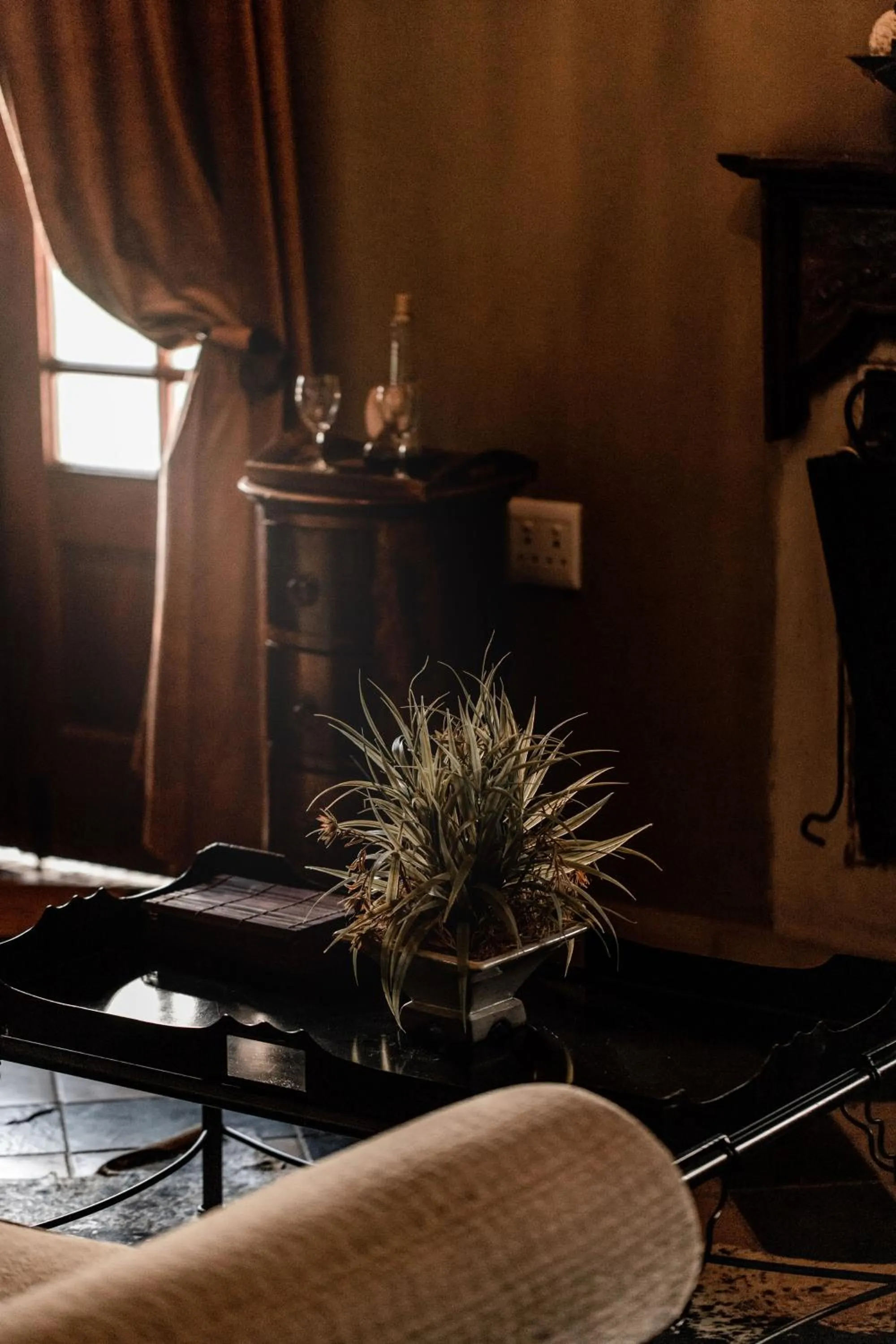 Seating area in Dawsons Game Lodge