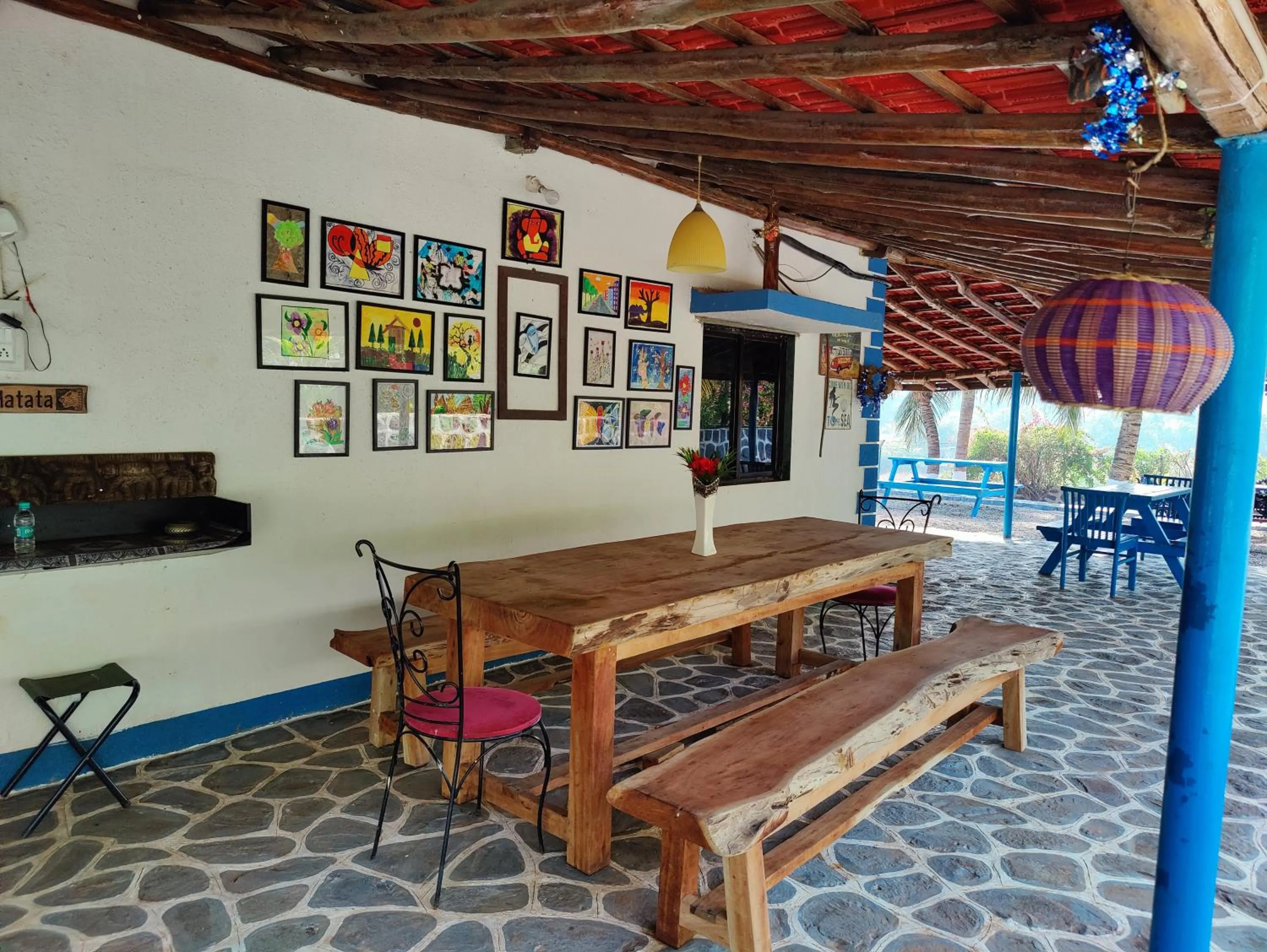 Seating area in Aqua Arina Holiday Farm House