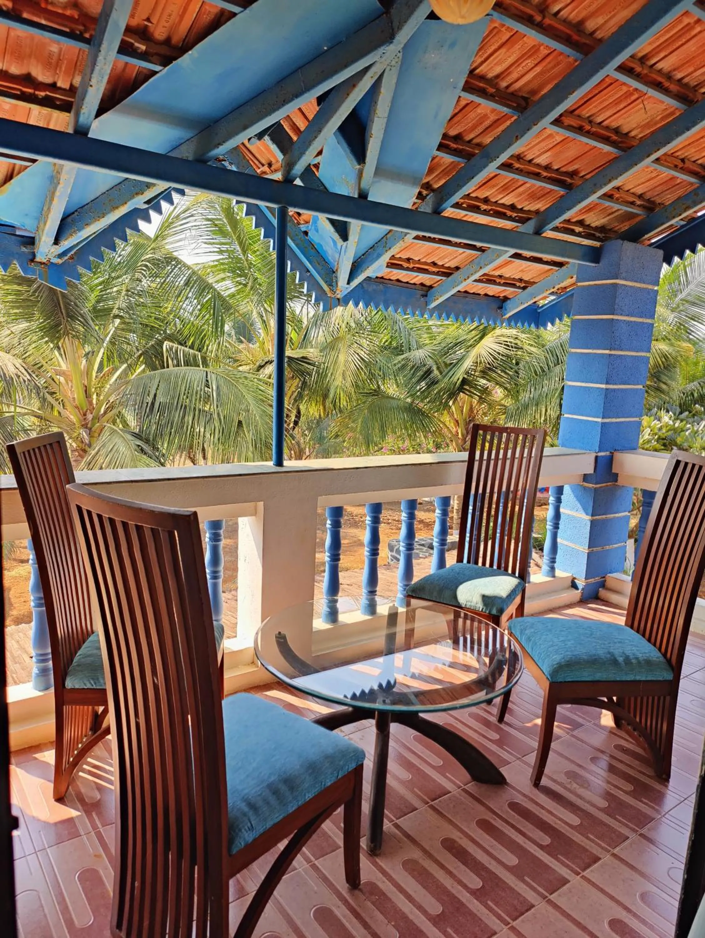 Balcony/Terrace in Aqua Arina Holiday Farm House
