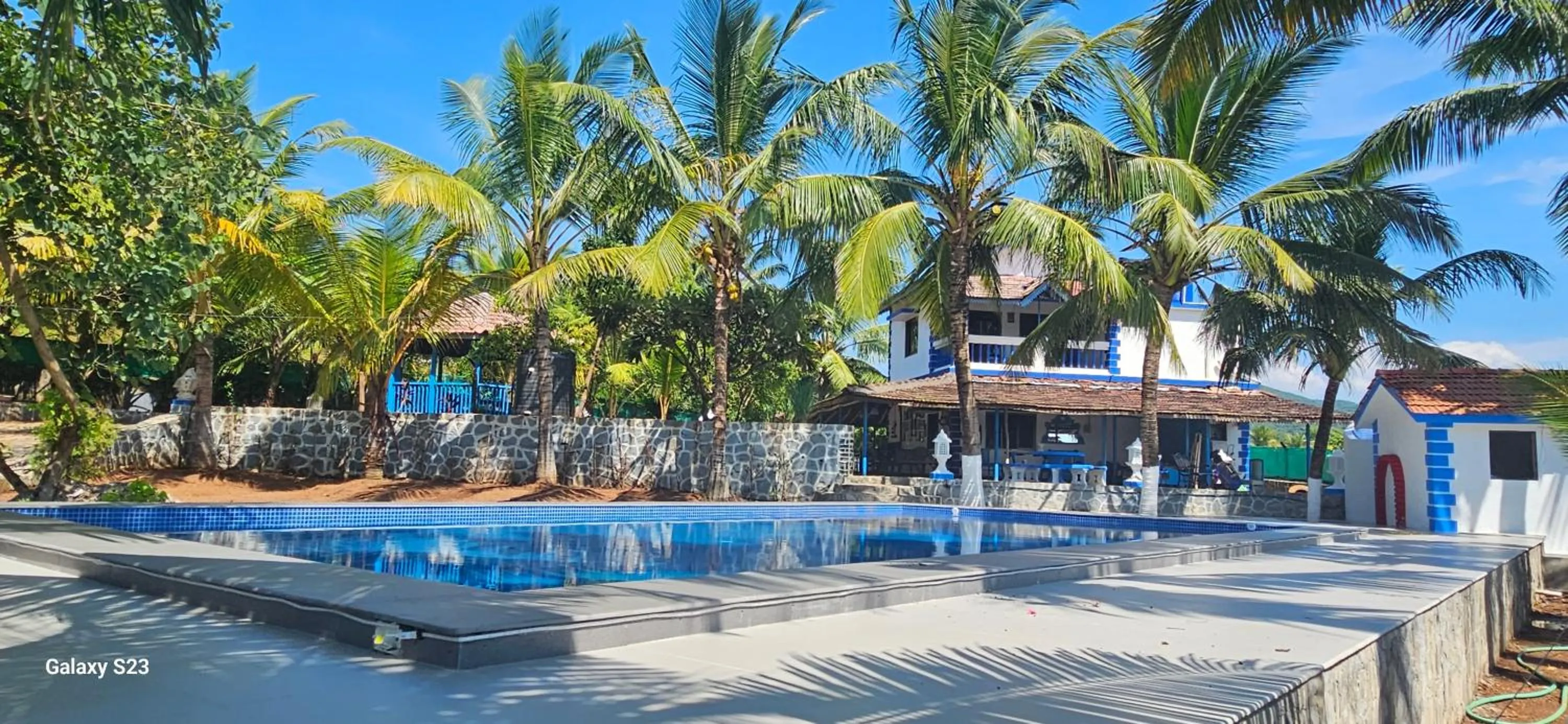 Swimming pool in Aqua Arina Holiday Farm House