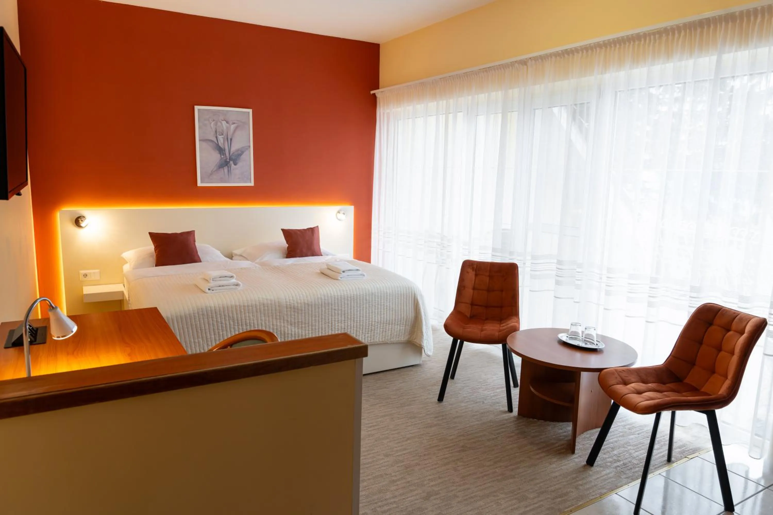 Bed in Hotel Penta Lux