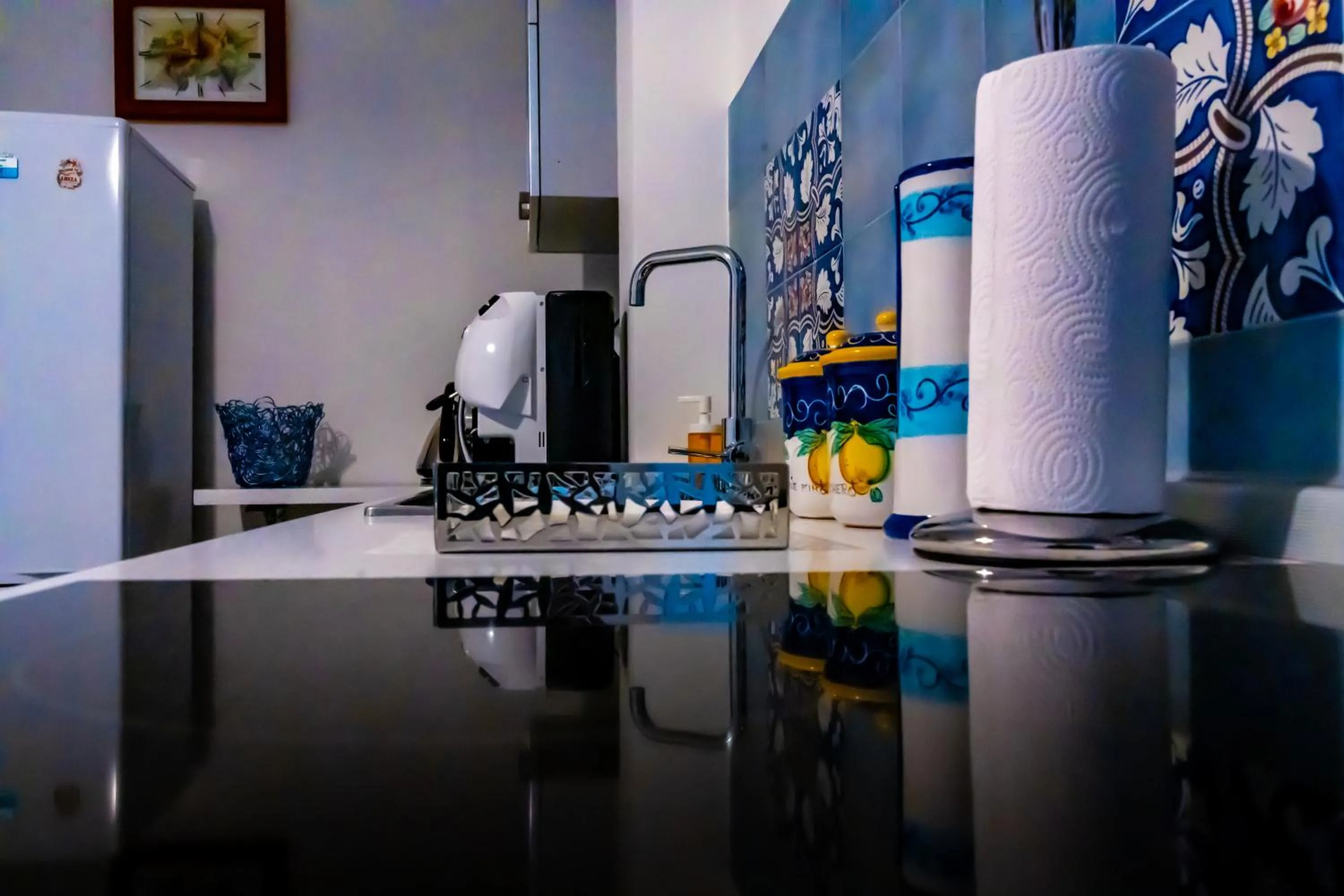 Kitchen or kitchenette in Villa Angelina