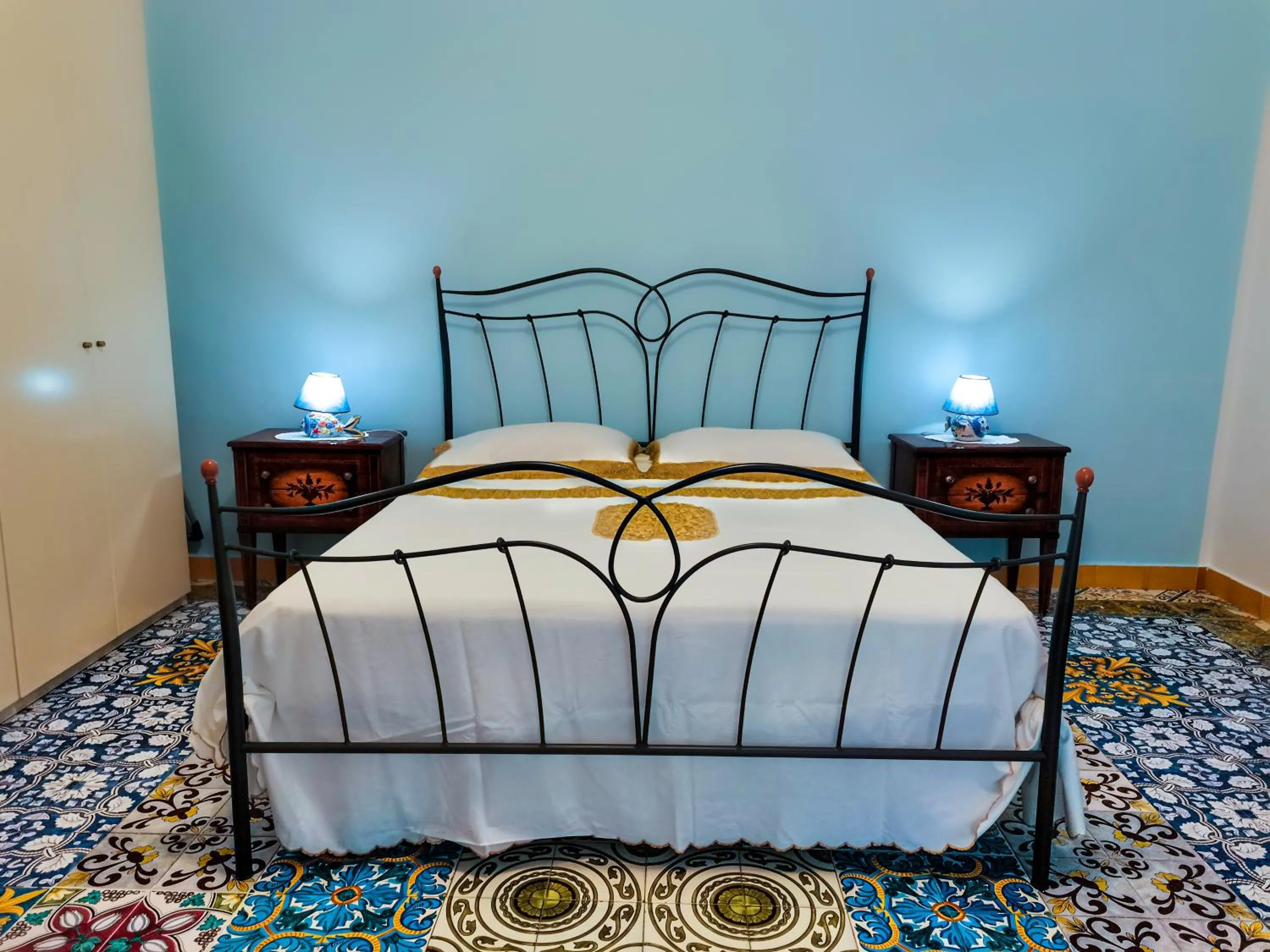 Bed in Villa Angelina
