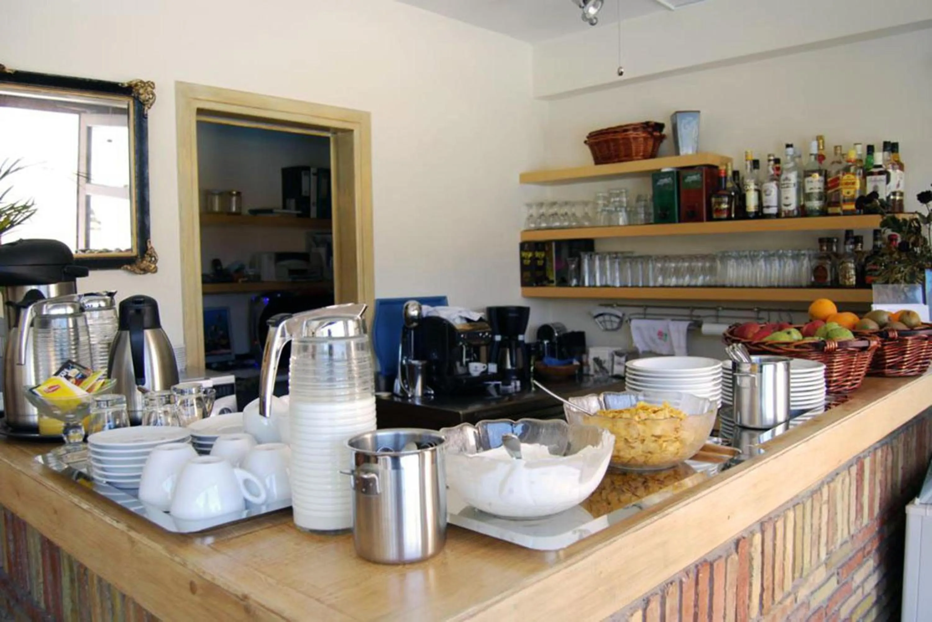 Continental breakfast in Harmony Hotel Apartments