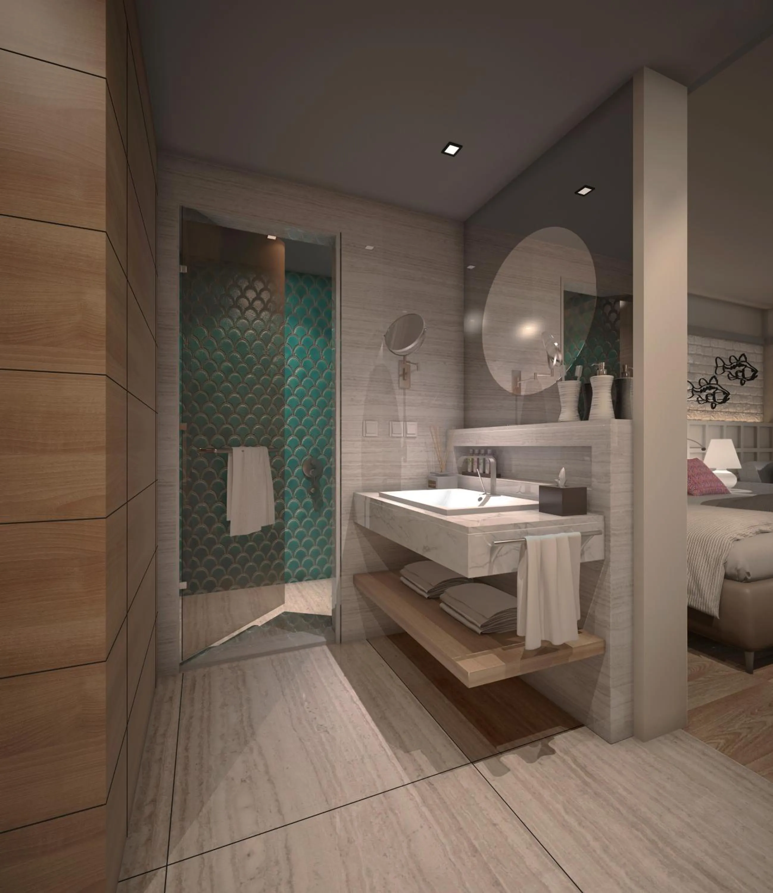 Shower in Acanthus Cennet Barut Collection - Ultra All Inclusive