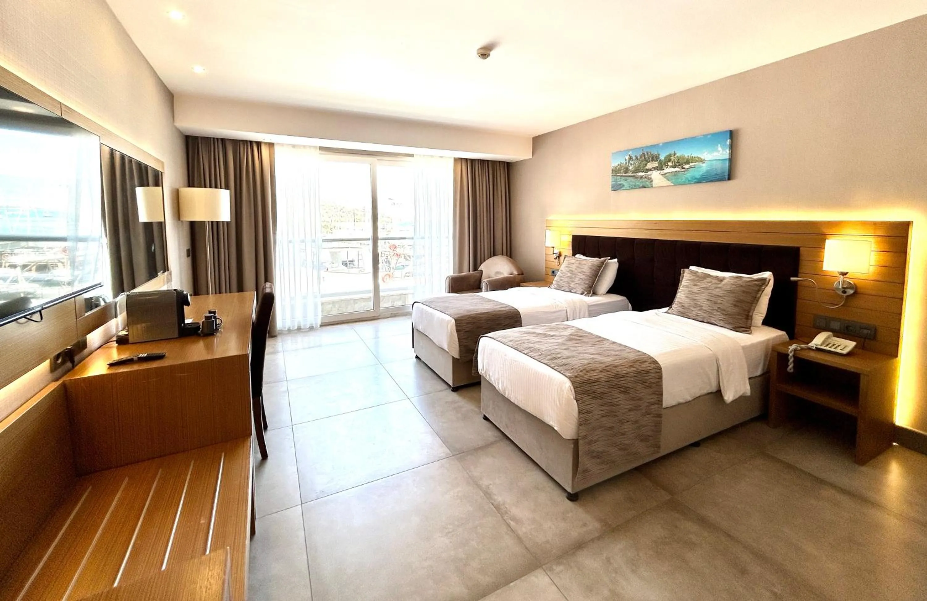 Bed in Marina Boutique Hotel