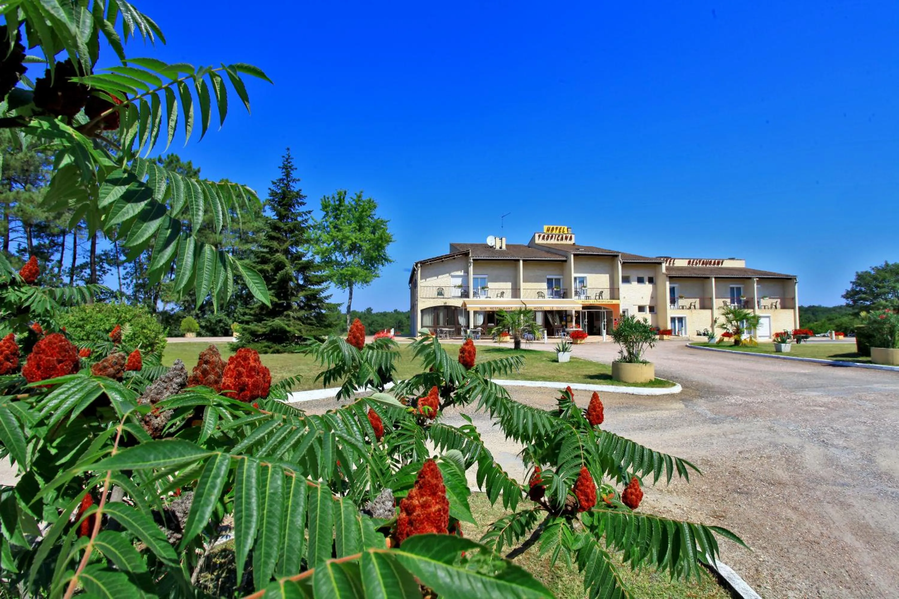 Facade/entrance in Hotel Restaurant Logis Le Tropicana