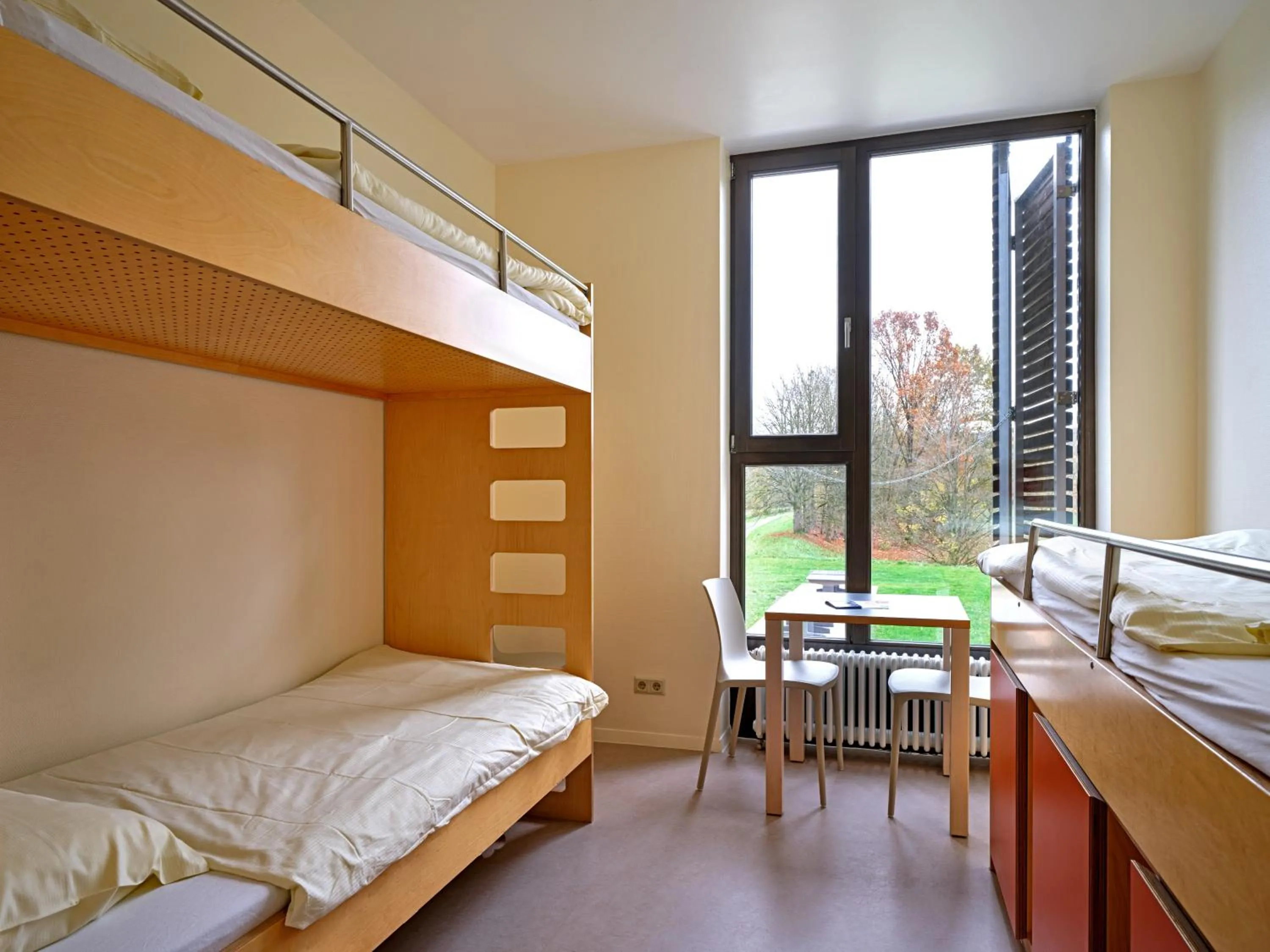 Single Bed in Female Dormitory Room in Youth Hostel Echternach