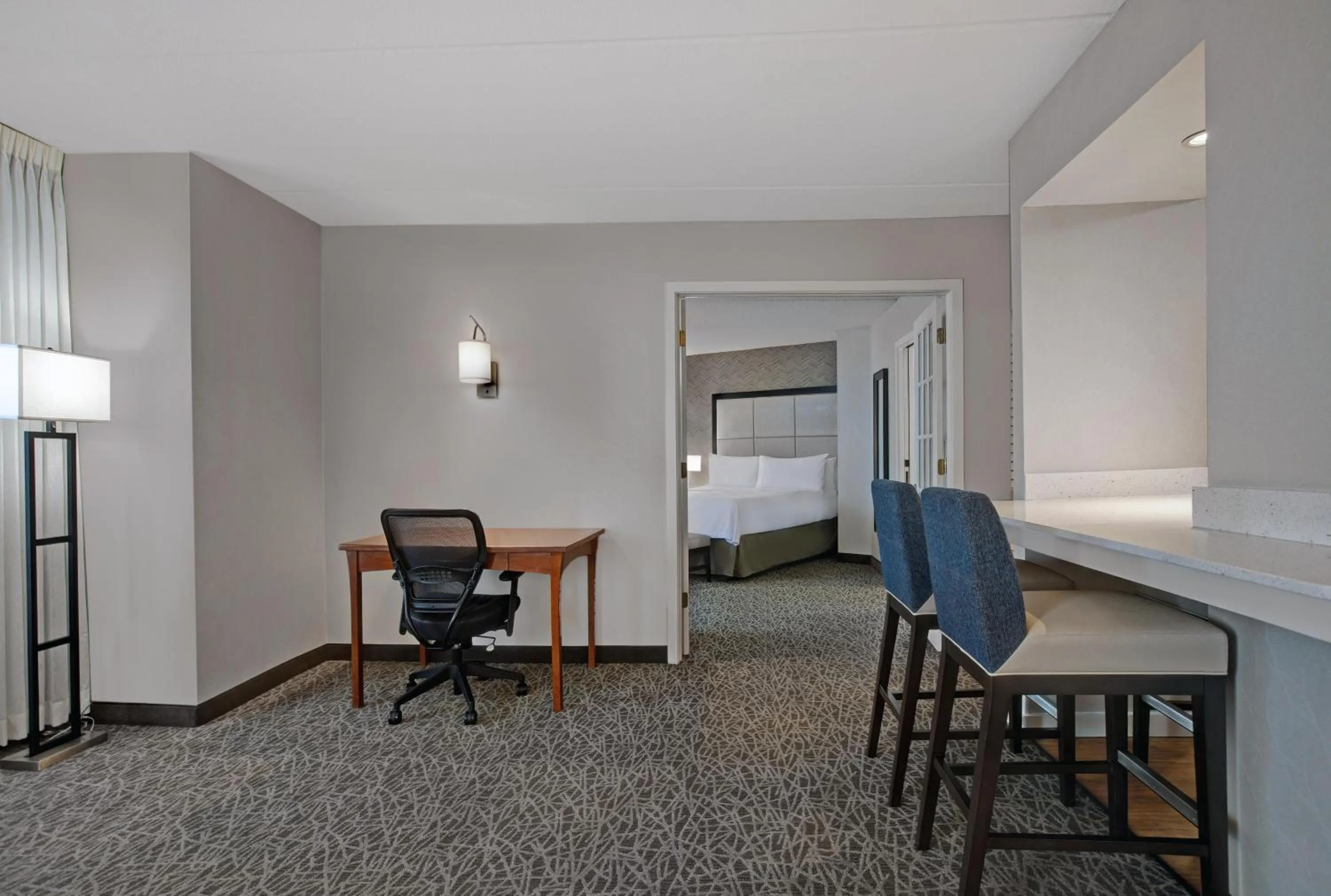 Bedroom, Bed in Homewood Suites by Hilton Chicago-Lincolnshire