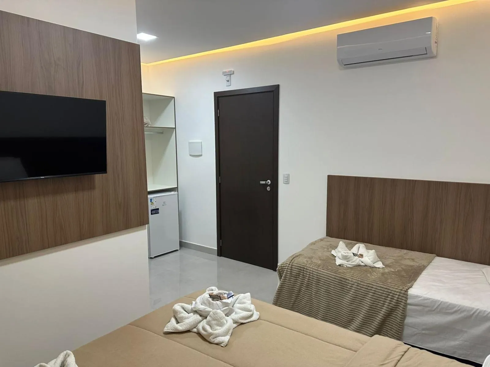 Bed in Pousada Vó Dena