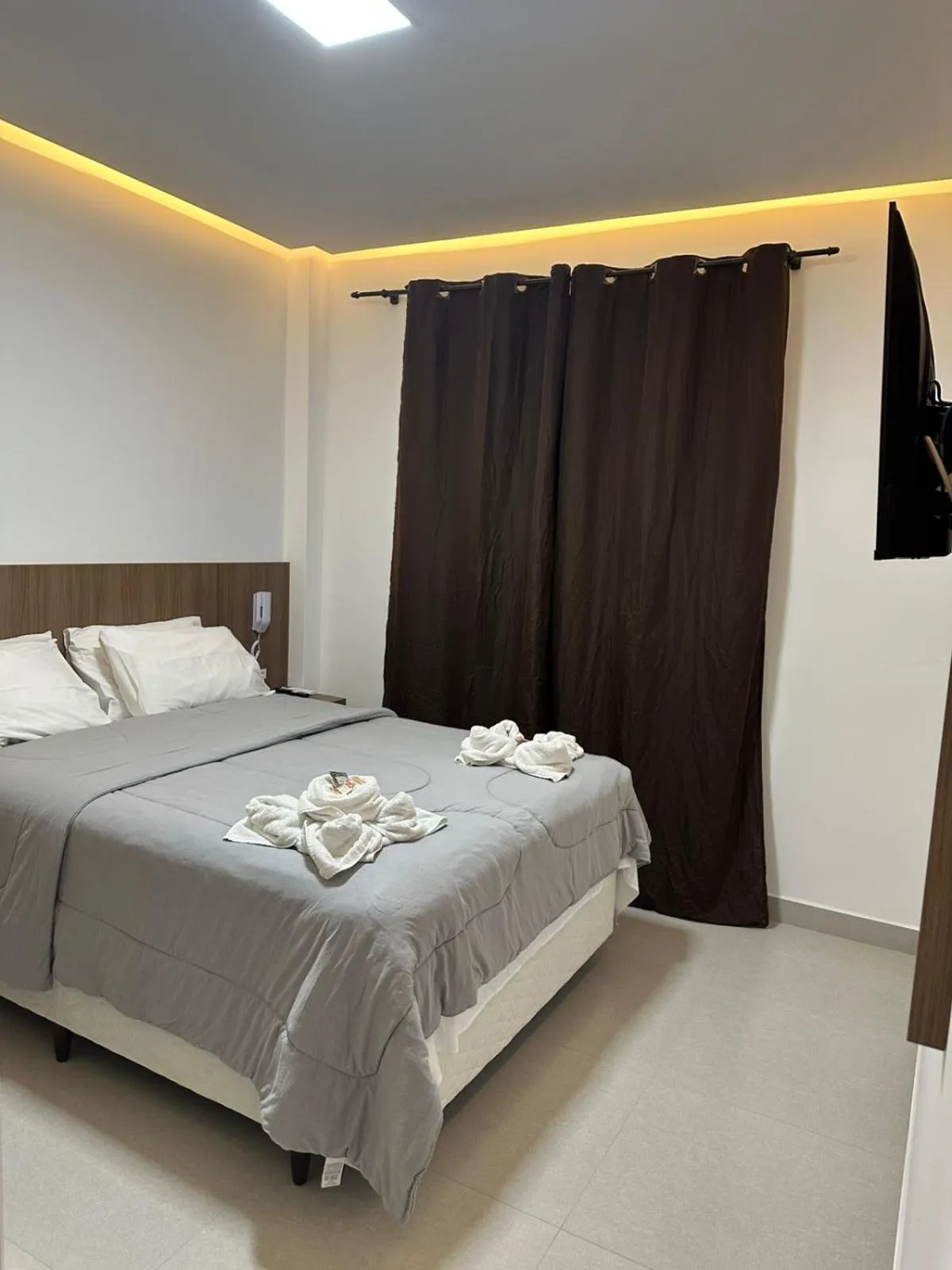 Bed in Pousada Vó Dena