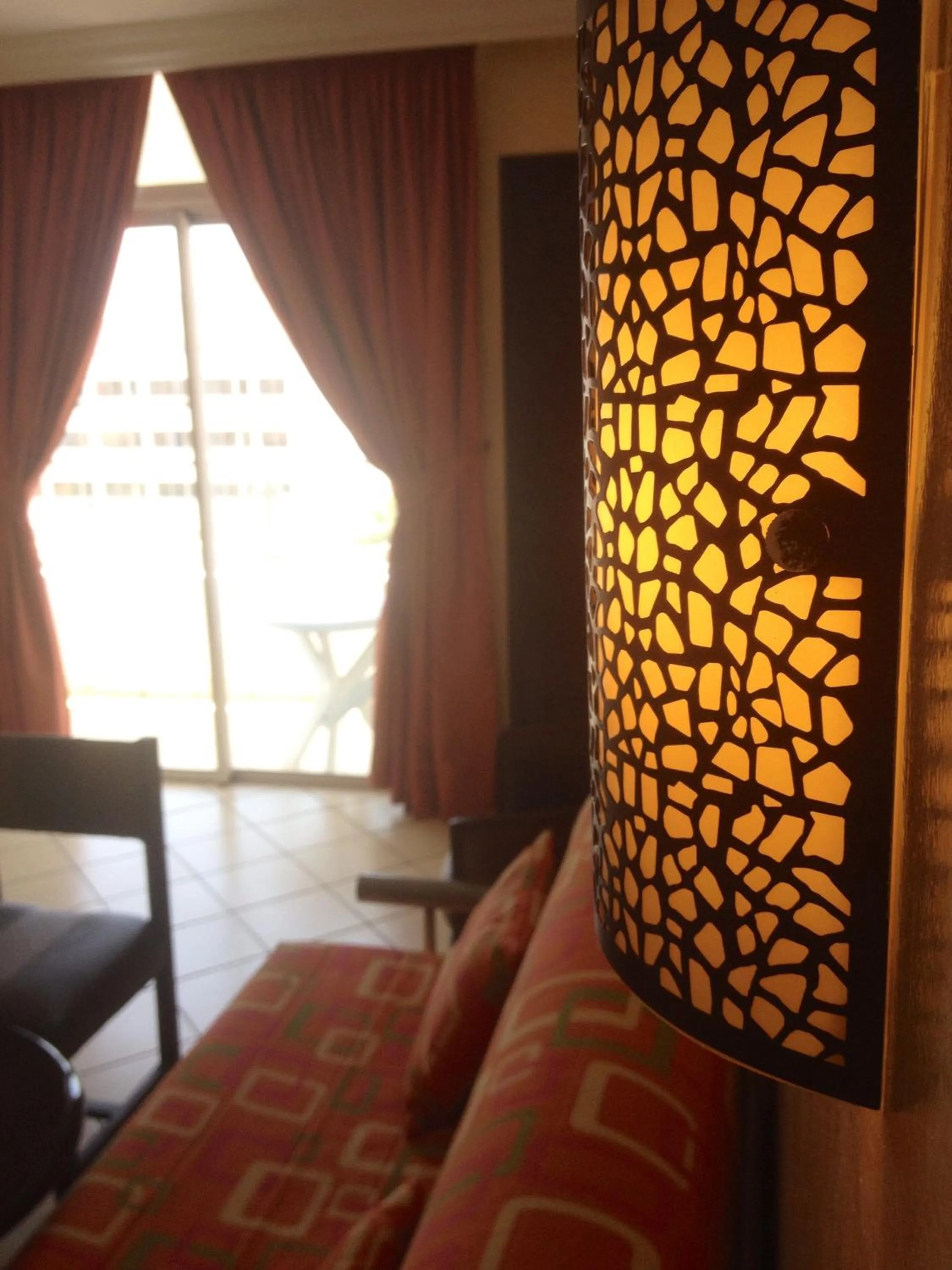 Decorative detail in New Farah Hotel