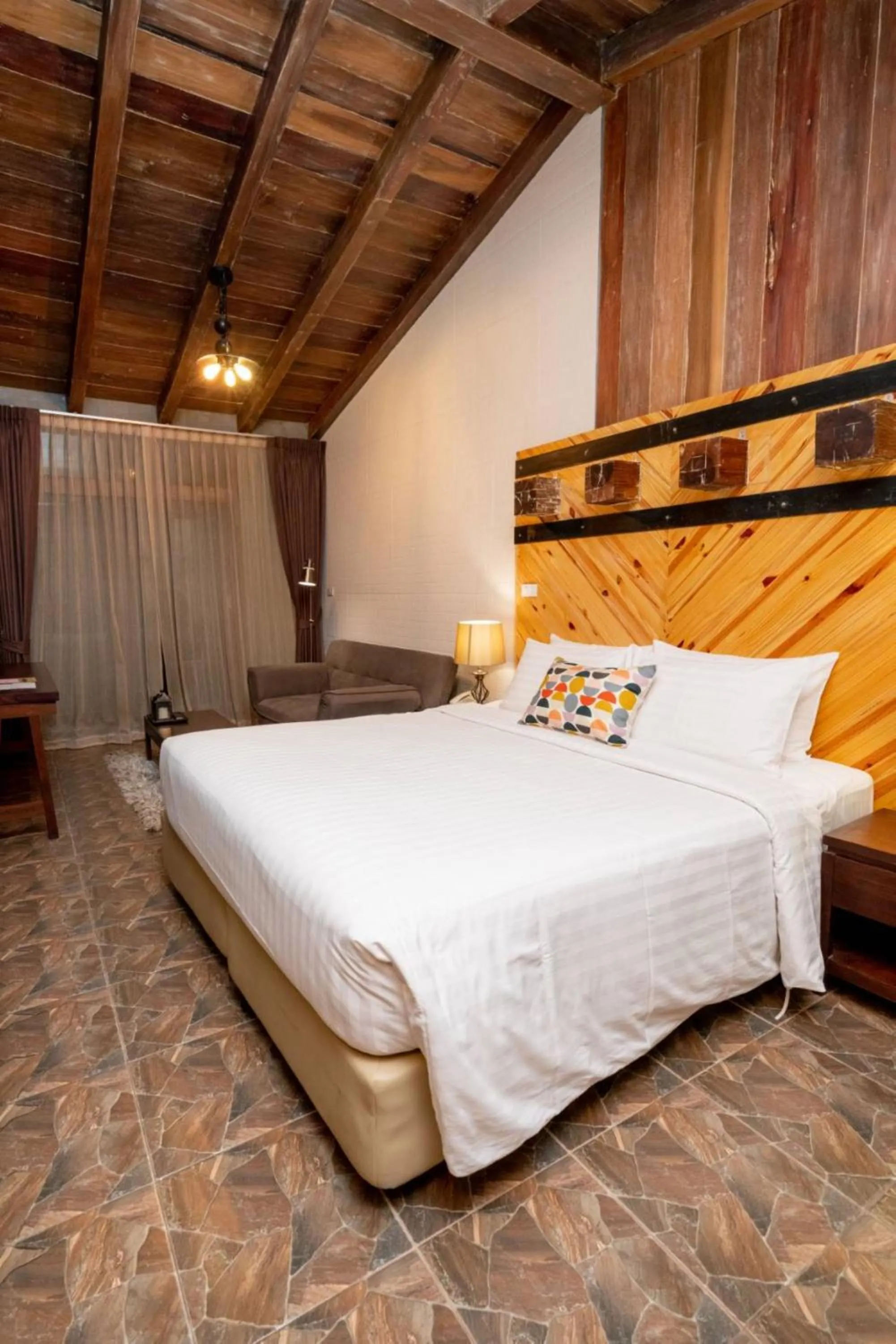 Bed in Sanae' Townhouse Chiang Mai