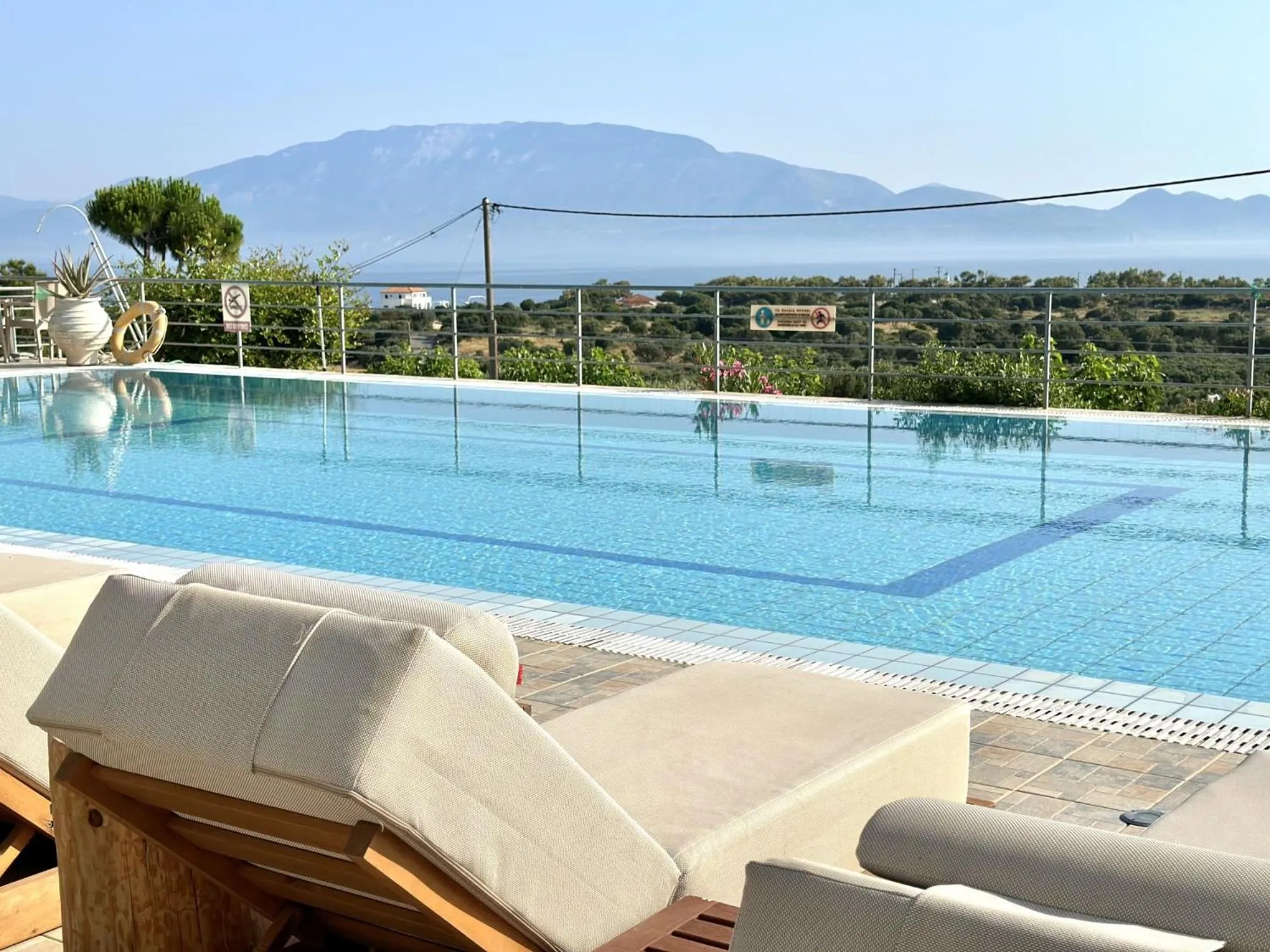 Swimming pool in Lithies Sea View Boutique Hotel
