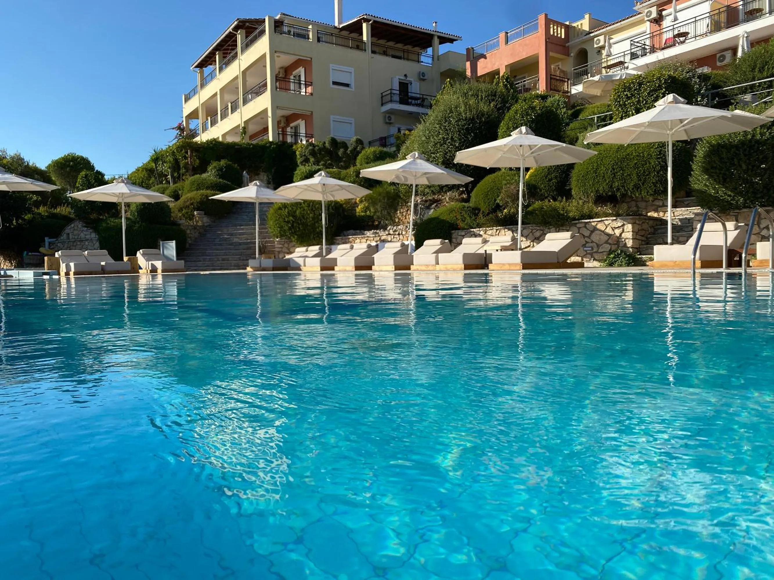 Swimming pool in Lithies Sea View Boutique Hotel