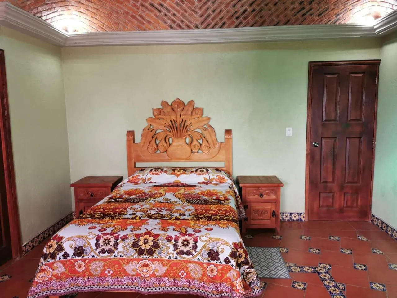 Bed in Posada Casa del Minero