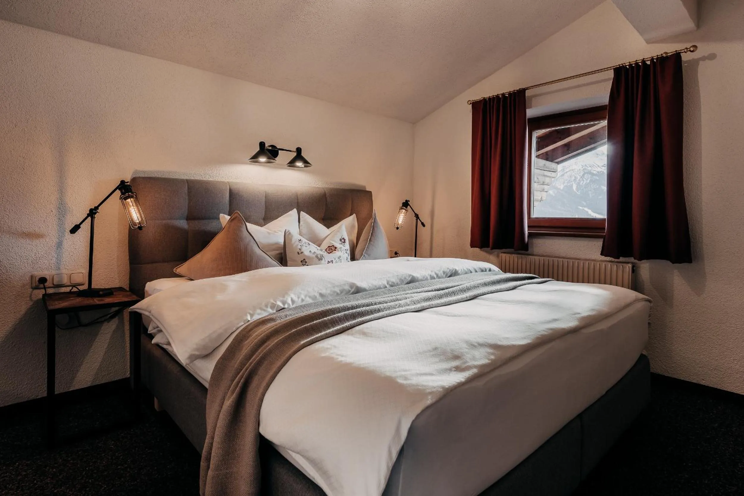 Bedroom, Bed in Alpenappartements Cristall