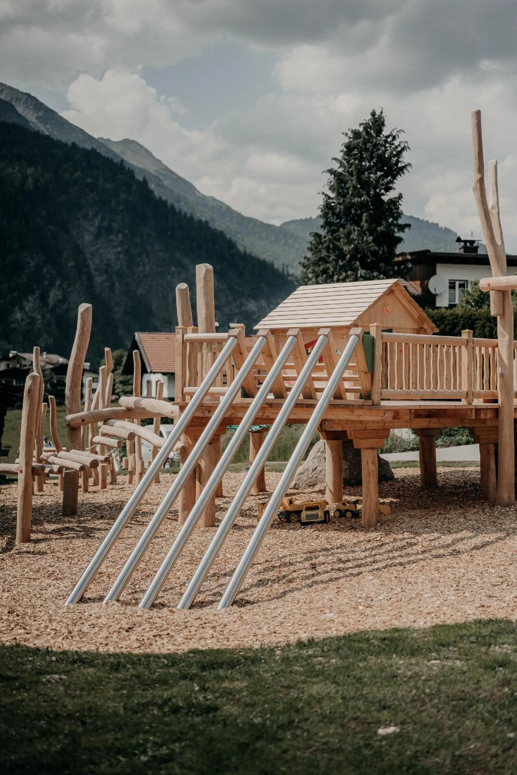 Children play ground in Alpenappartements Cristall