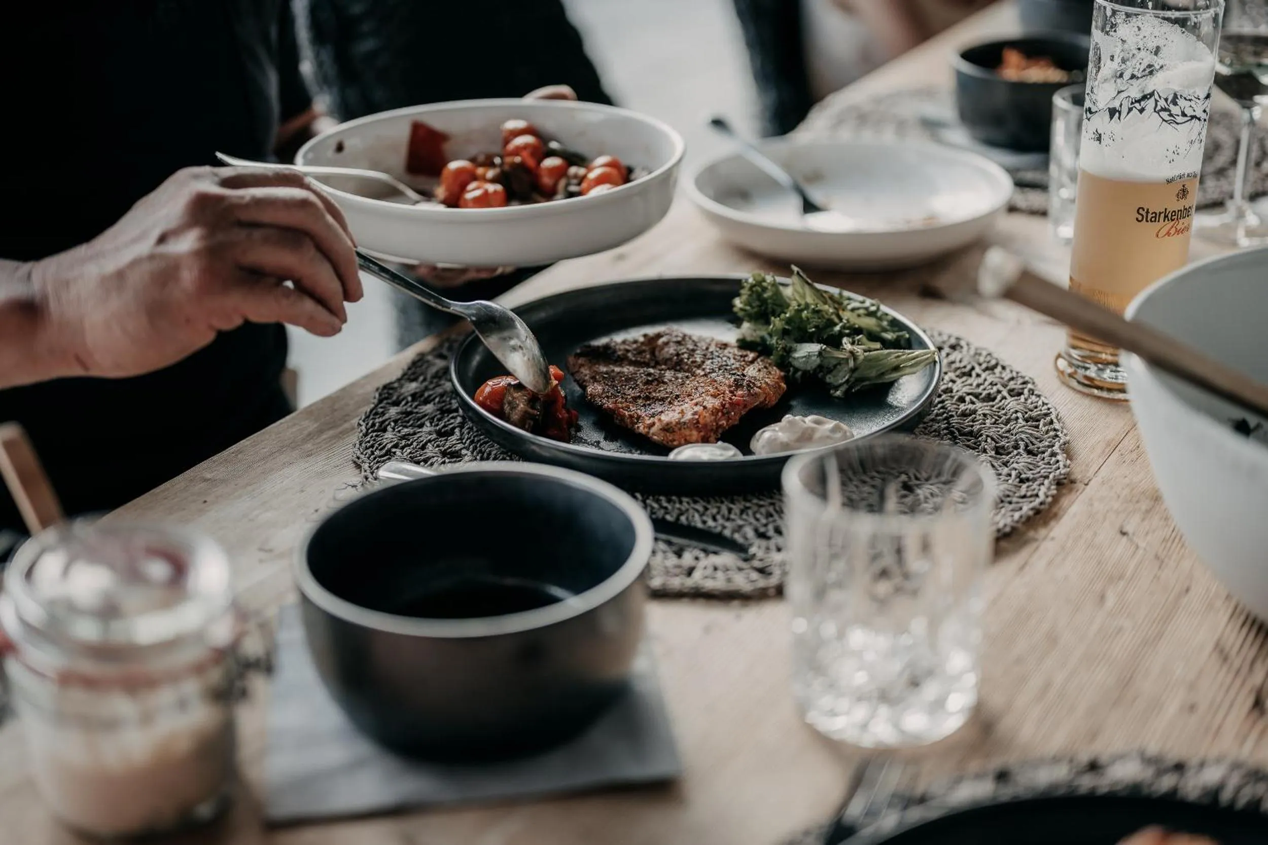 Food in Alpenappartements Cristall