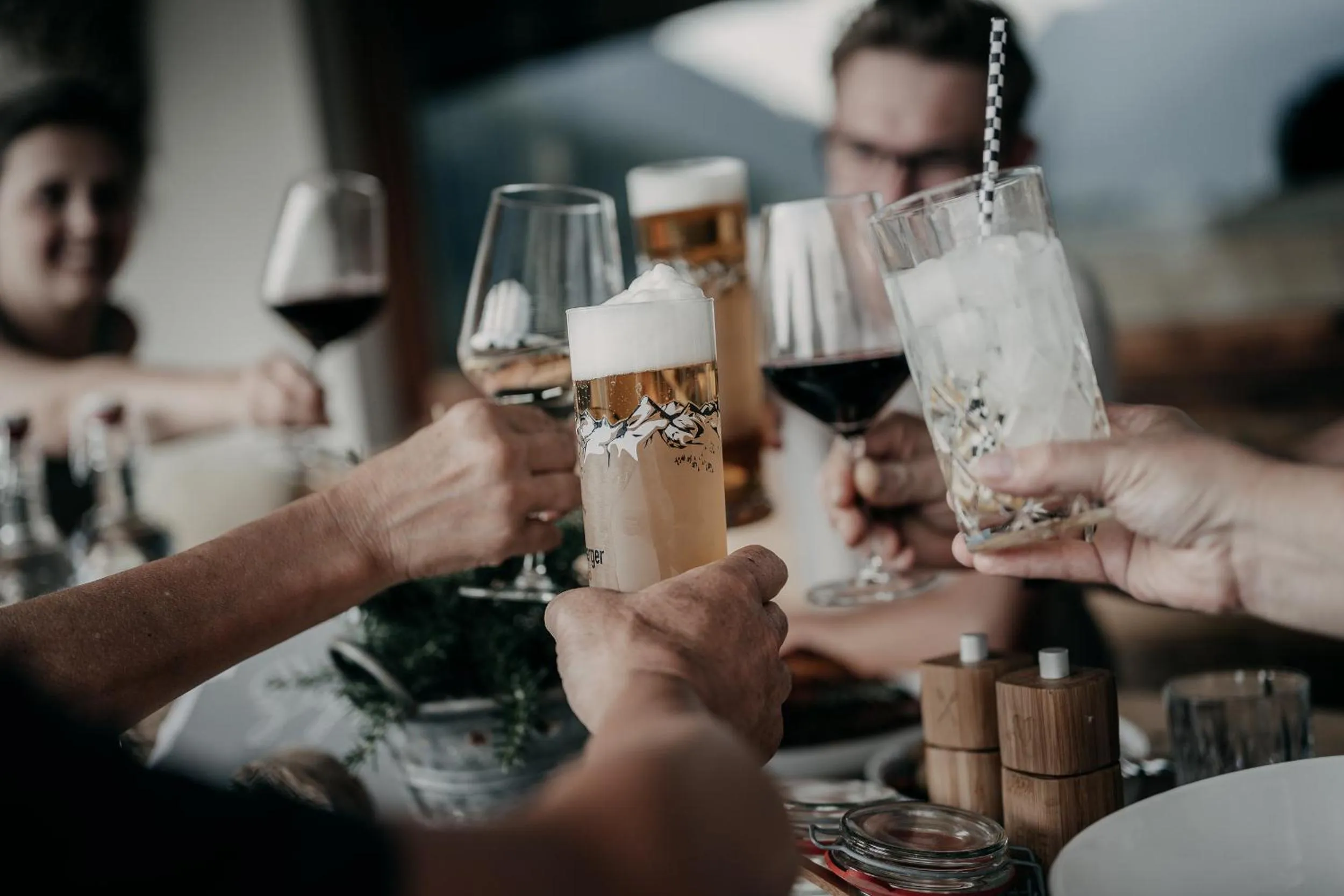 Drinks in Alpenappartements Cristall