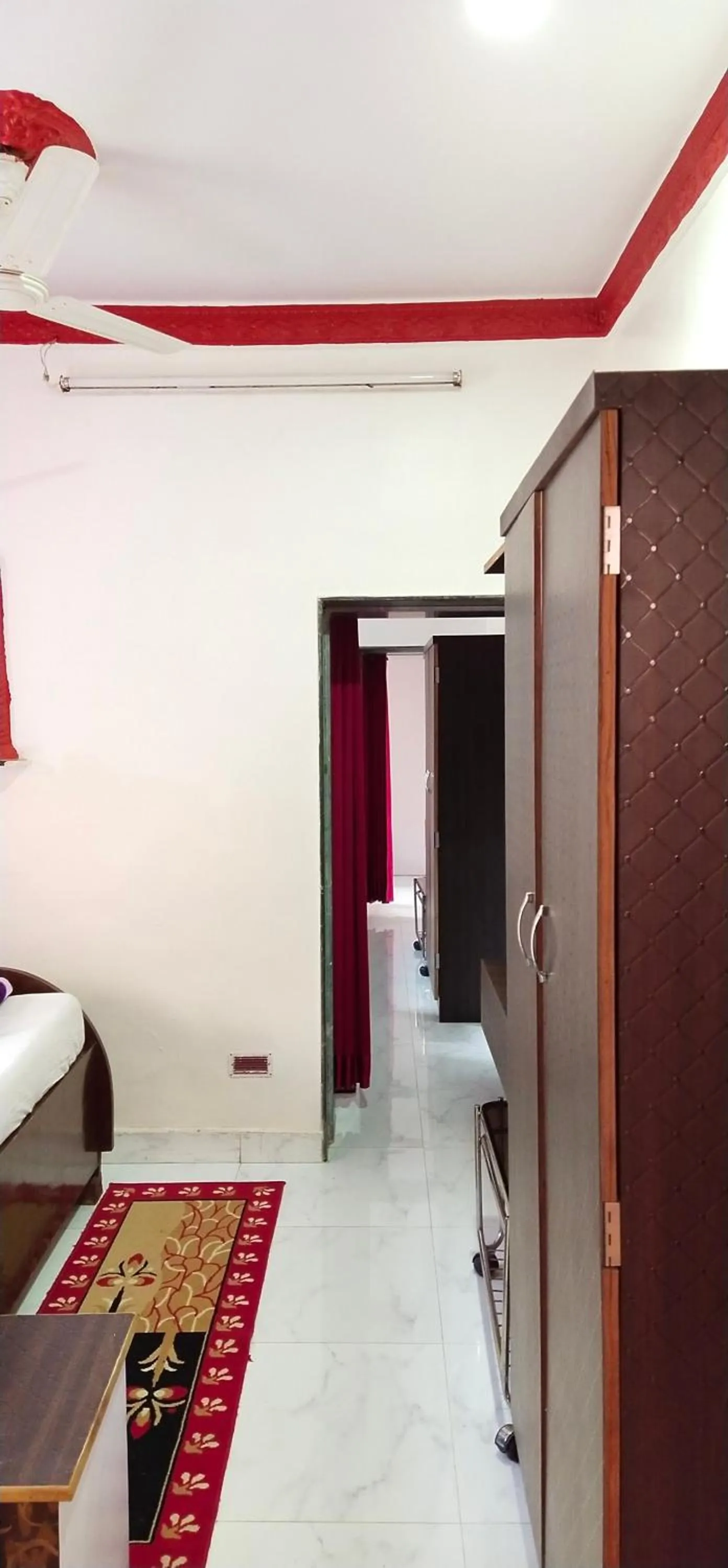 Bed in Om Datta Krupa Niwas Cottage