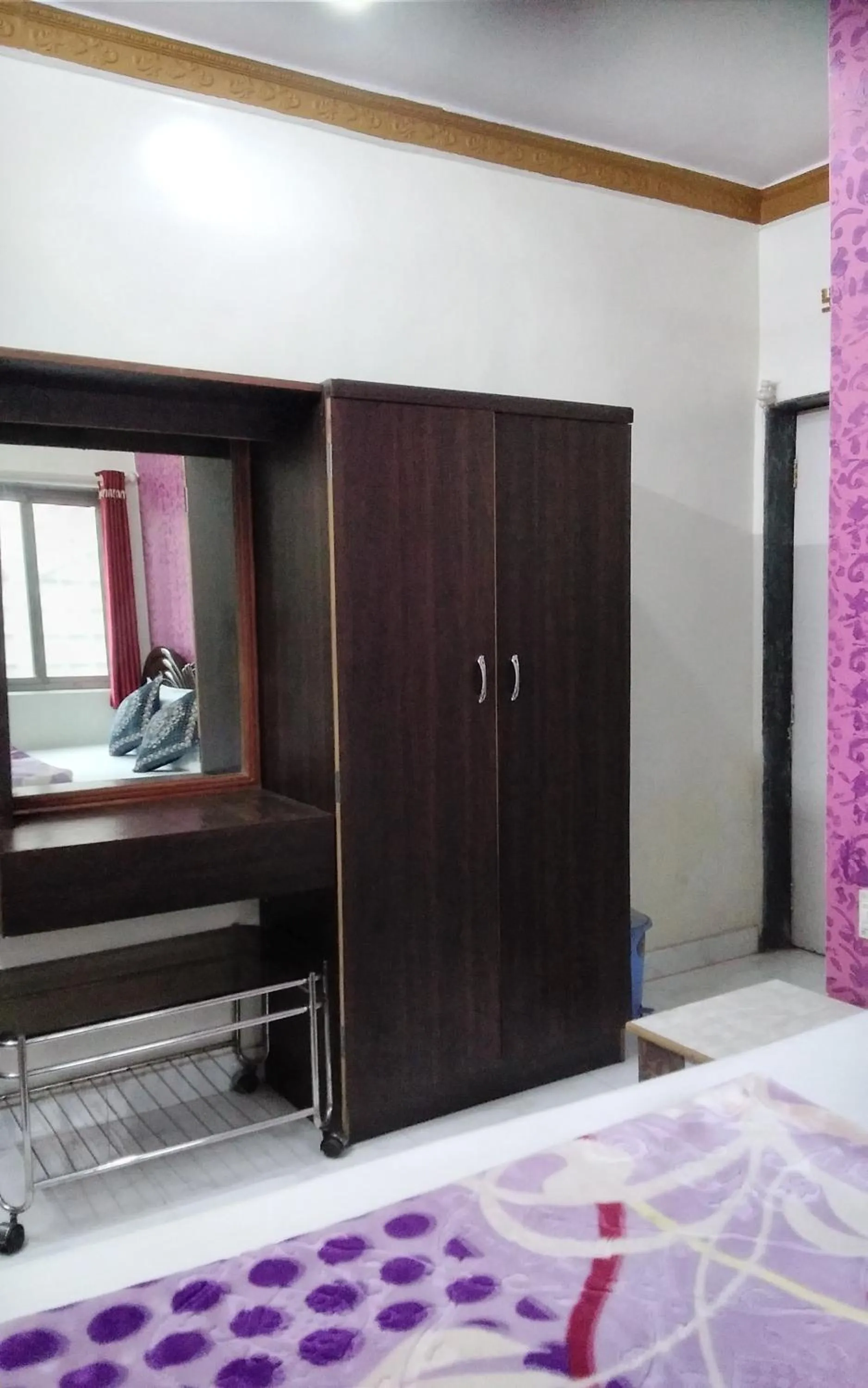Bedroom, Bed in Om Datta Krupa Niwas Cottage