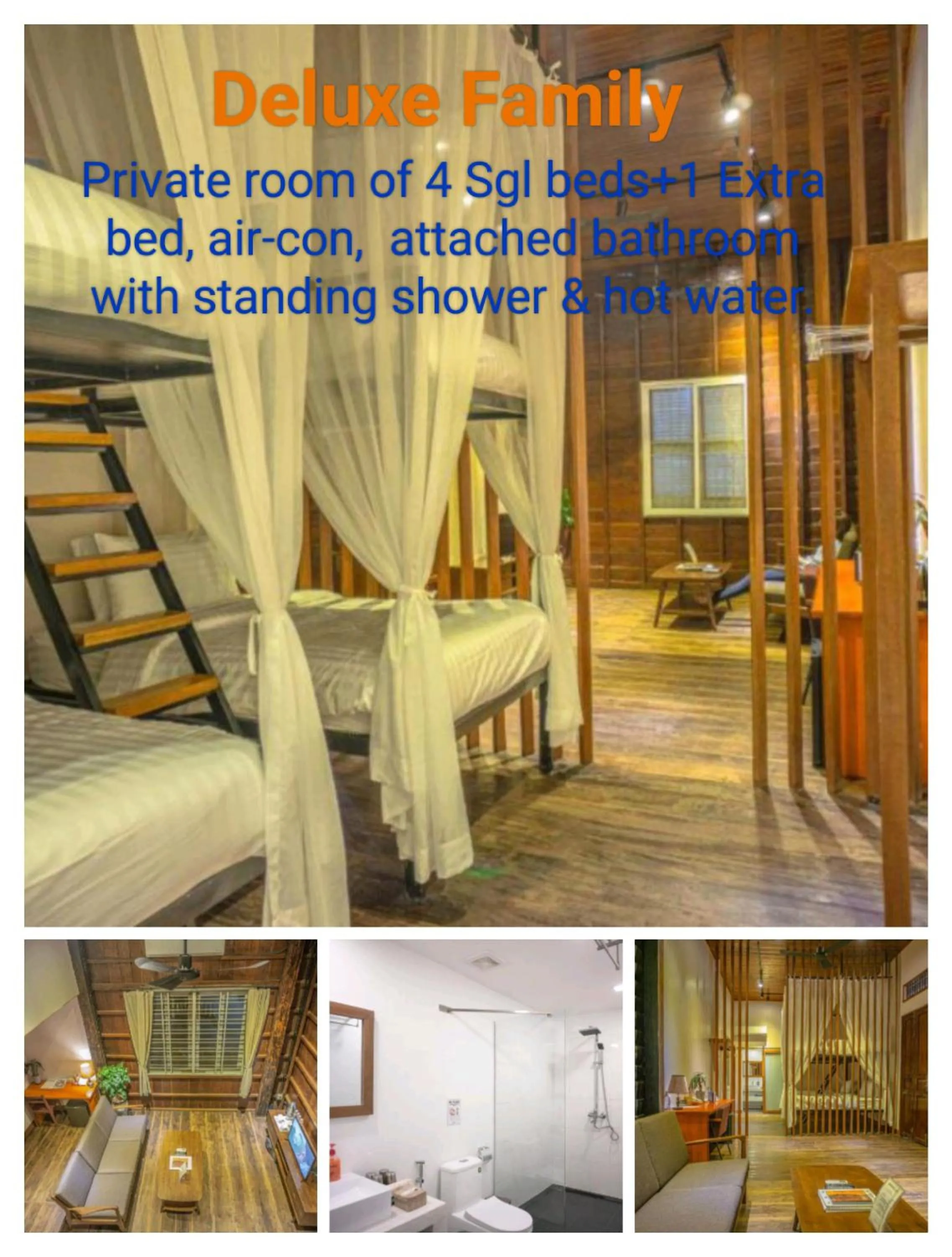 Bed in The Local Time Village