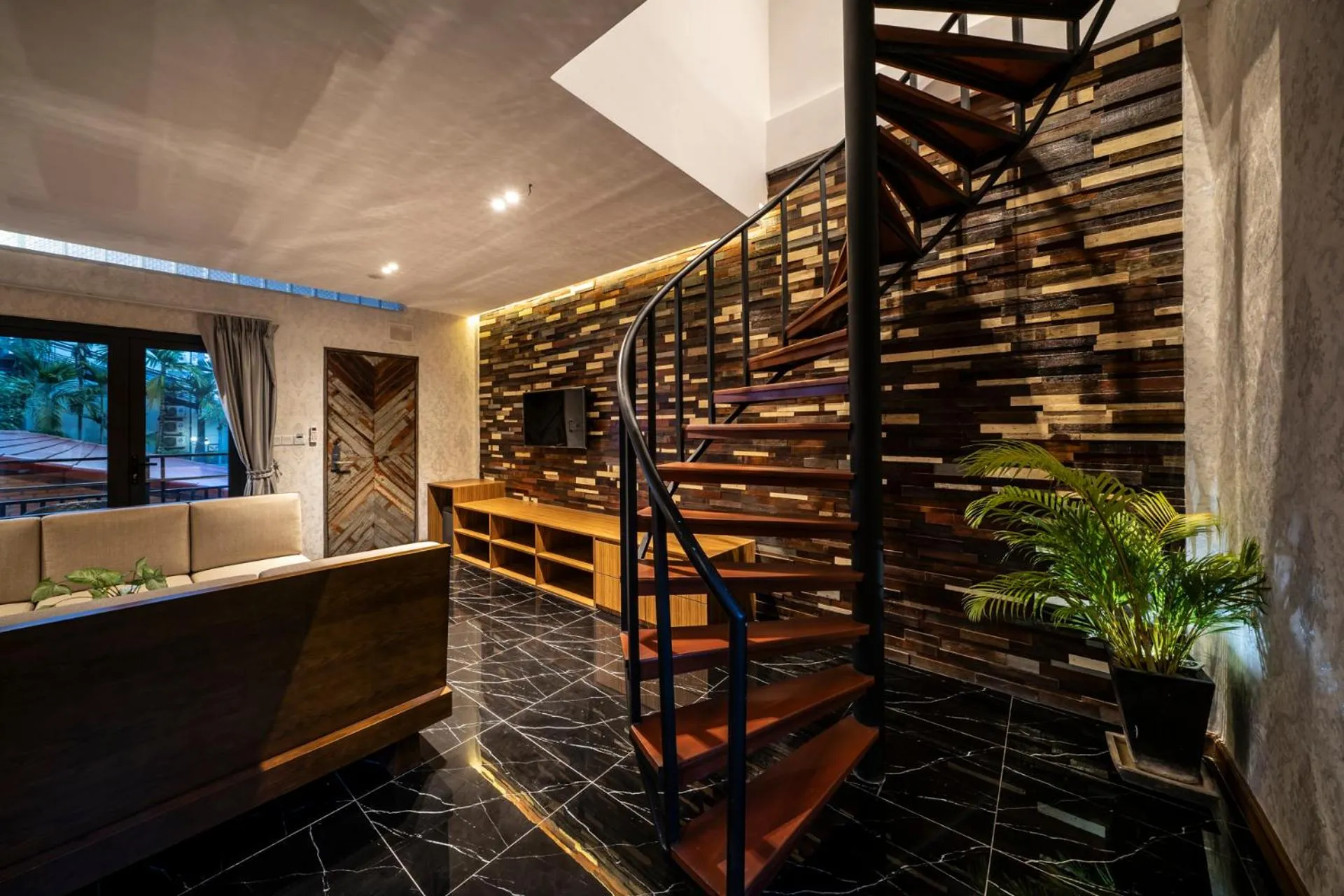 Living room in The Local Time Village