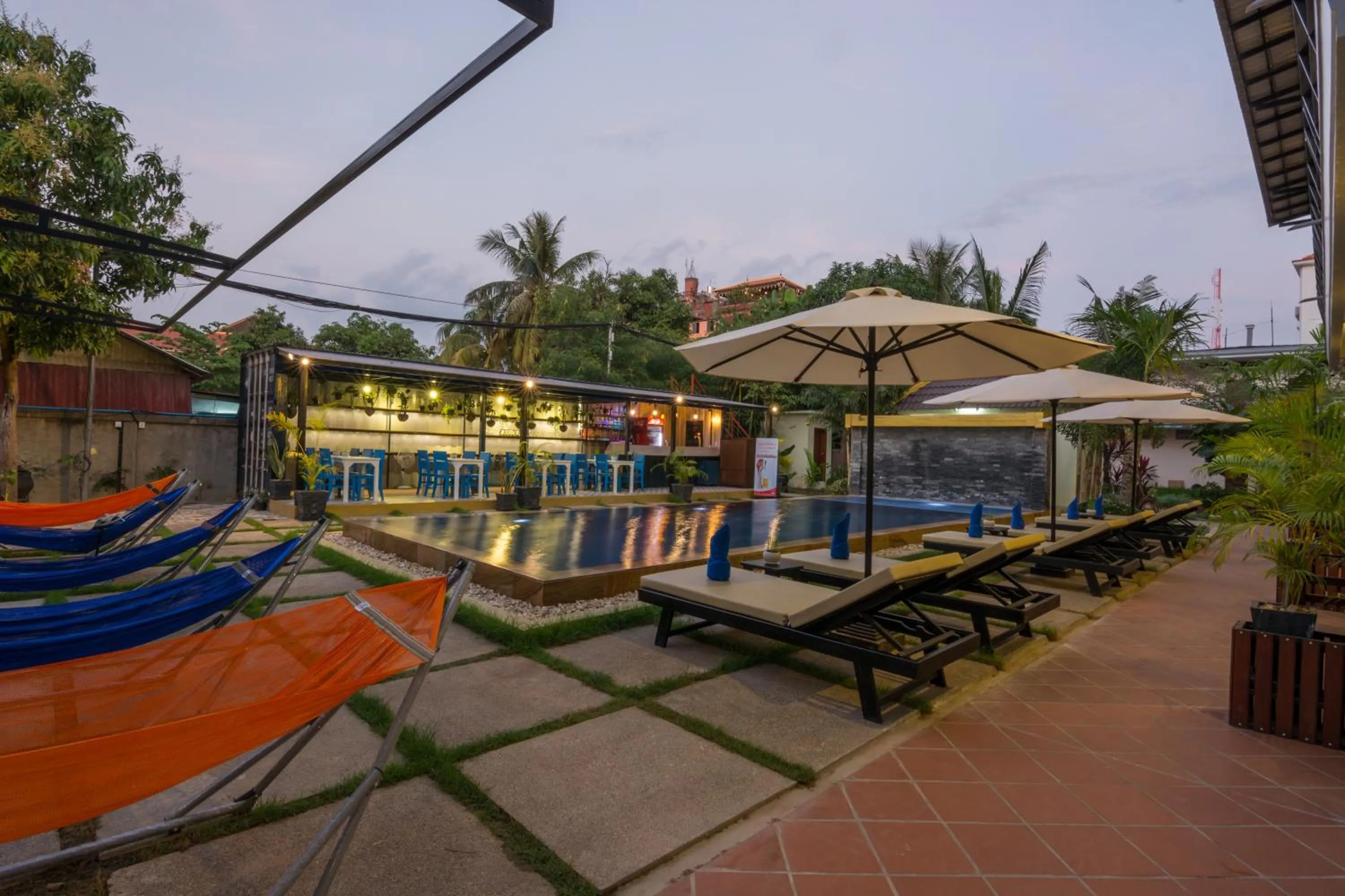 Swimming pool in The Local Time Village