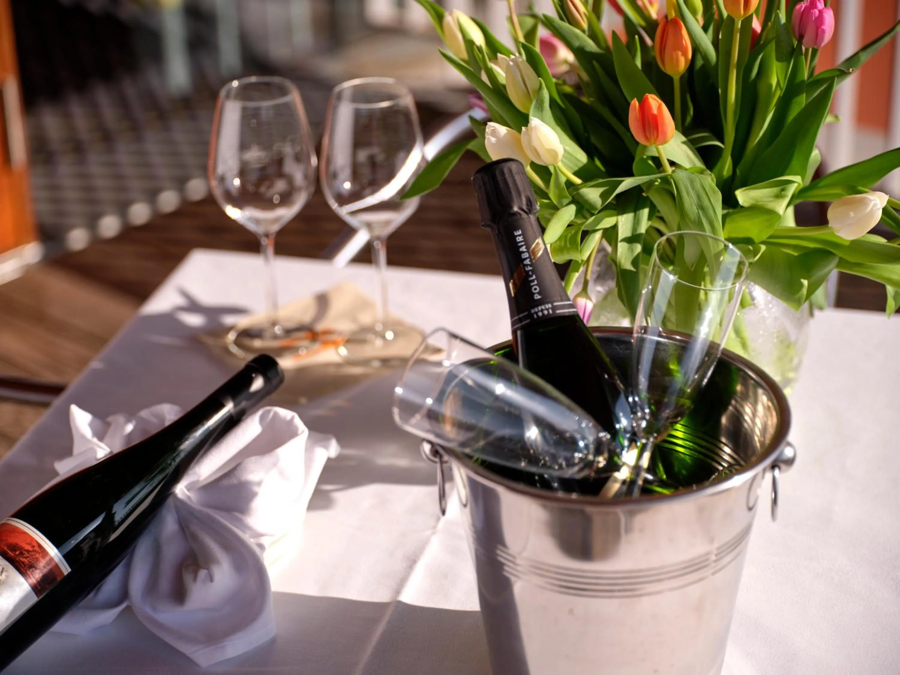 Balcony/Terrace in Youth Hostel Schengen / Remerschen