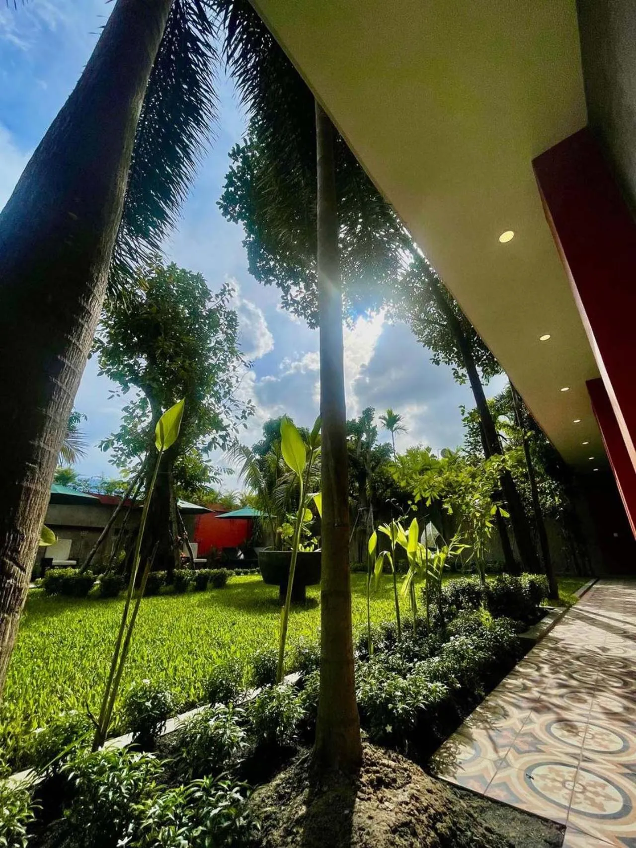 Garden view in Won Residence & Spa