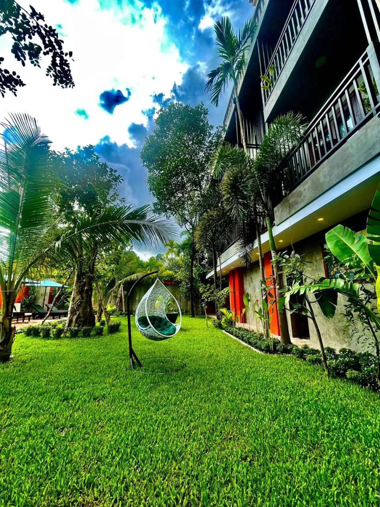 Garden view in Won Residence & Spa